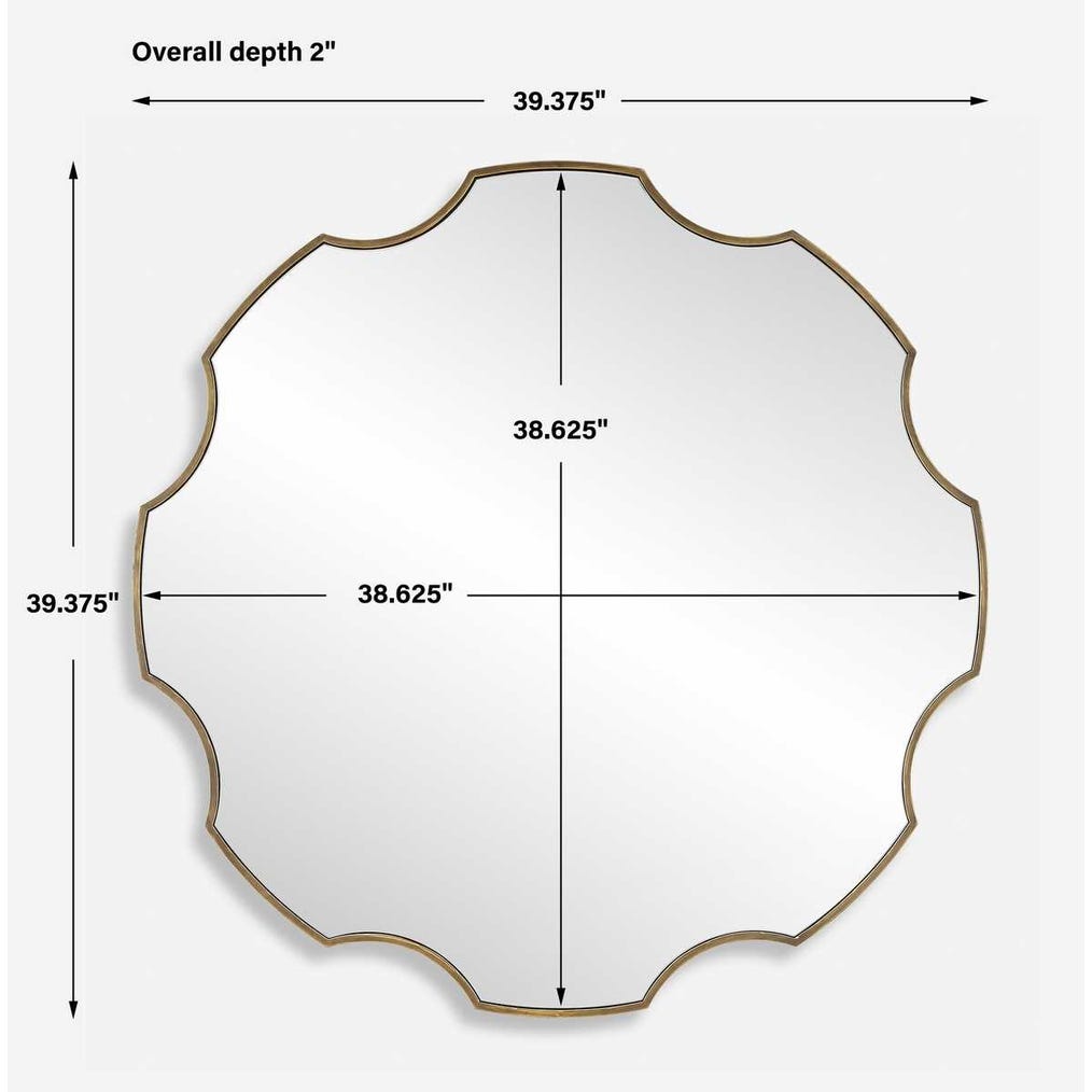 Uttermost Gearing Up Bronze Mirror