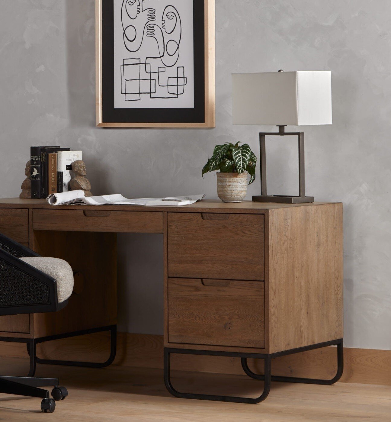 Abe Table Lamp - Dark Pewter SS Table Lamp Four Hands     Table Lamp,https://www.oldbonesco.com,Mid Century Furniture, Furniture Sale, Old Bones Co, Mid Century Sale, Four Hands Furniture, Sale,Gus, Sale,Perigold Abe Table Lamp - Dark Pewter SS Table Lamp Sale, Perigold Sale Abe Table Lamp - Dark Pewter SS,Abe Table Lamp - Dark Pewter SS Lulu and Georgia,Burke Decor Sale Abe Table Lamp - Dark Pewter SS, open box furniture,Open Box Abe Table Lamp - Dark Pewter SS