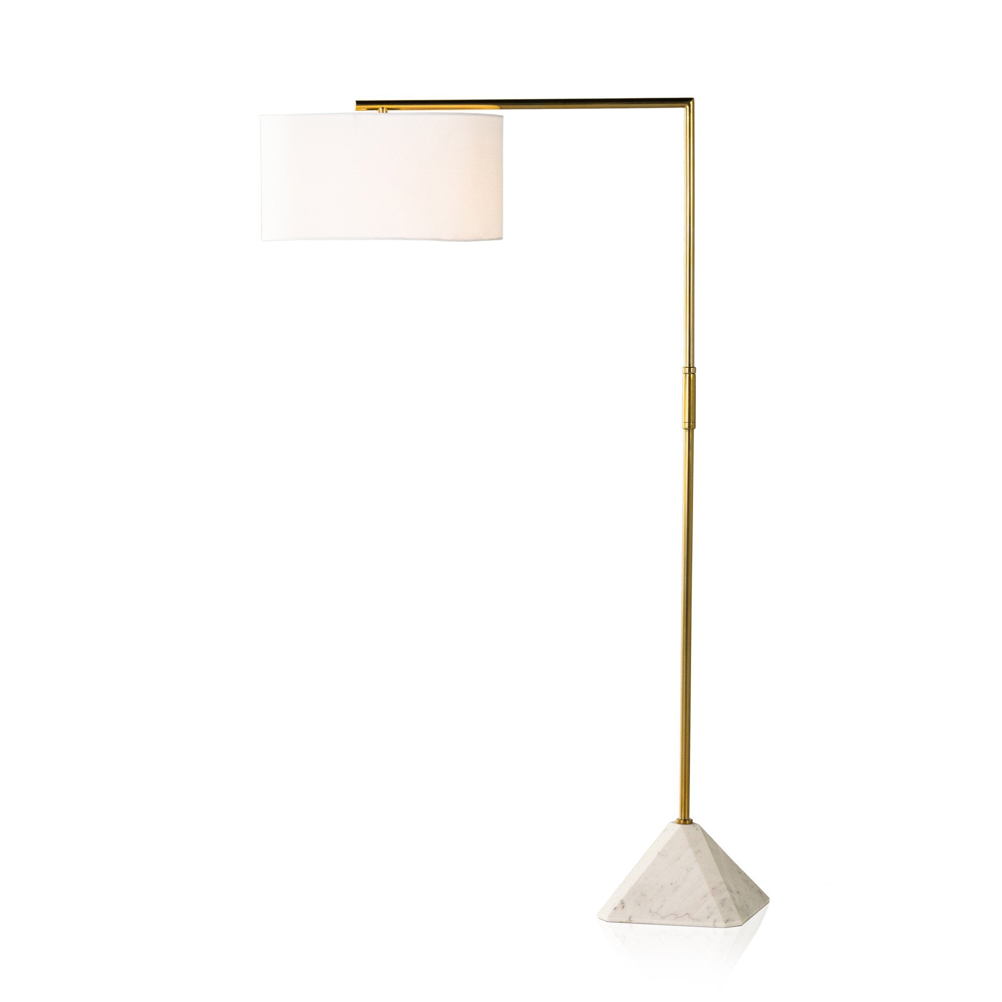 Hartford Floor Lamp - White Marble Floor Lamps Four Hands     Floor Lamps,https://www.oldbonesco.com,Mid Century Furniture, Furniture Sale, Old Bones Co, Mid Century Sale, Four Hands Furniture, Sale,Gus, Sale,Perigold Hartford Floor Lamp - White Marble Floor Lamps Sale, Perigold Sale Hartford Floor Lamp - White Marble,Hartford Floor Lamp - White Marble Lulu and Georgia,Burke Decor Sale Hartford Floor Lamp - White Marble, open box furniture,Open Box Hartford Floor Lamp - White Marble