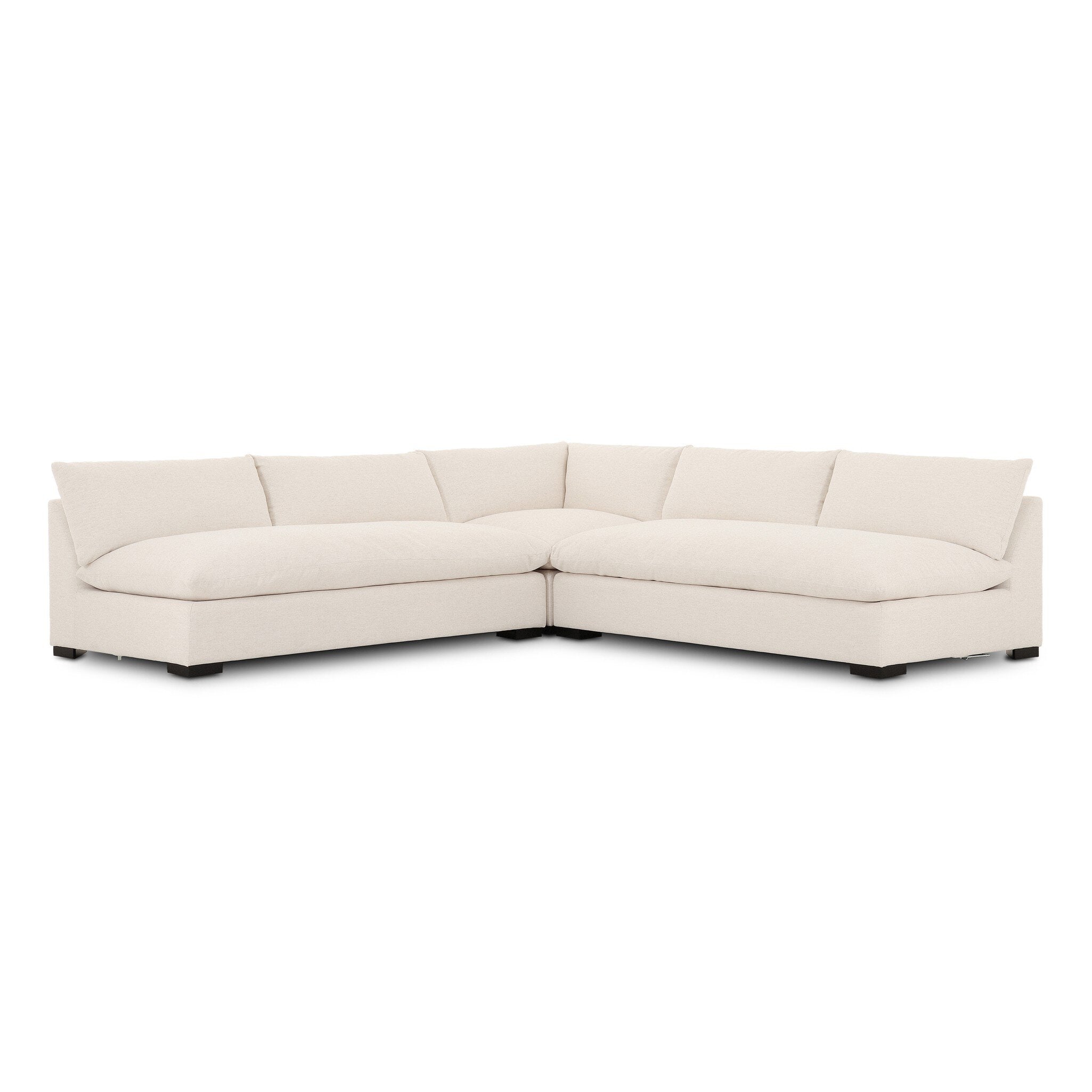 Grant 3-Piece Sectional - Crypton Nomad Snow