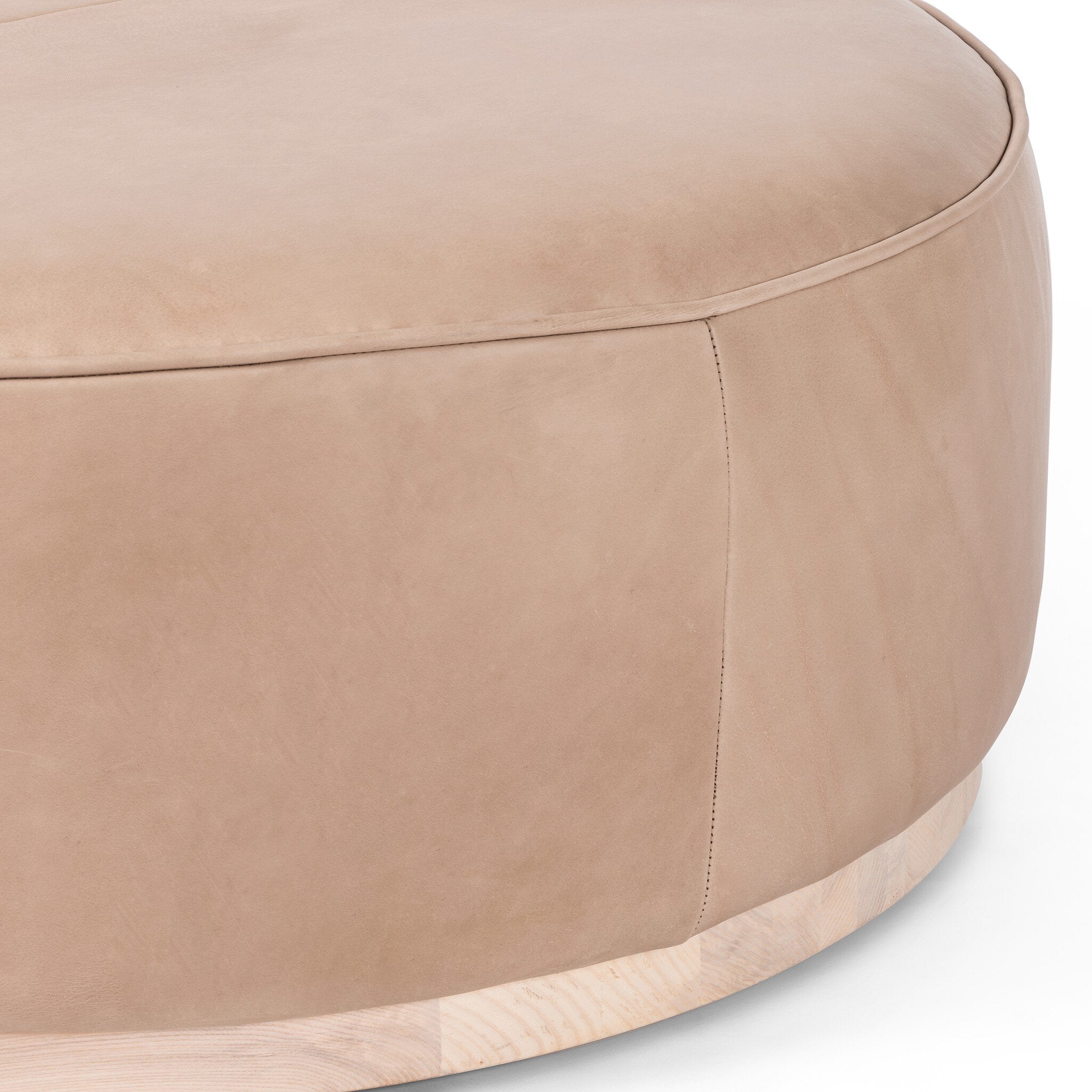 Sinclair Large Round Ottoman Ottomans & Stools Four Hands     Ottomans & Stools,https://www.oldbonesco.com,Mid Century Furniture, Furniture Sale, Old Bones Co, Mid Century Sale, Four Hands Furniture, Sale,Gus, Sale,Perigold Sinclair Large Round Ottoman Ottomans & Stools Sale, Perigold Sale Sinclair Large Round Ottoman,Sinclair Large Round Ottoman Lulu and Georgia,Burke Decor Sale Sinclair Large Round Ottoman, open box furniture,Open Box Sinclair Large Round Ottoman