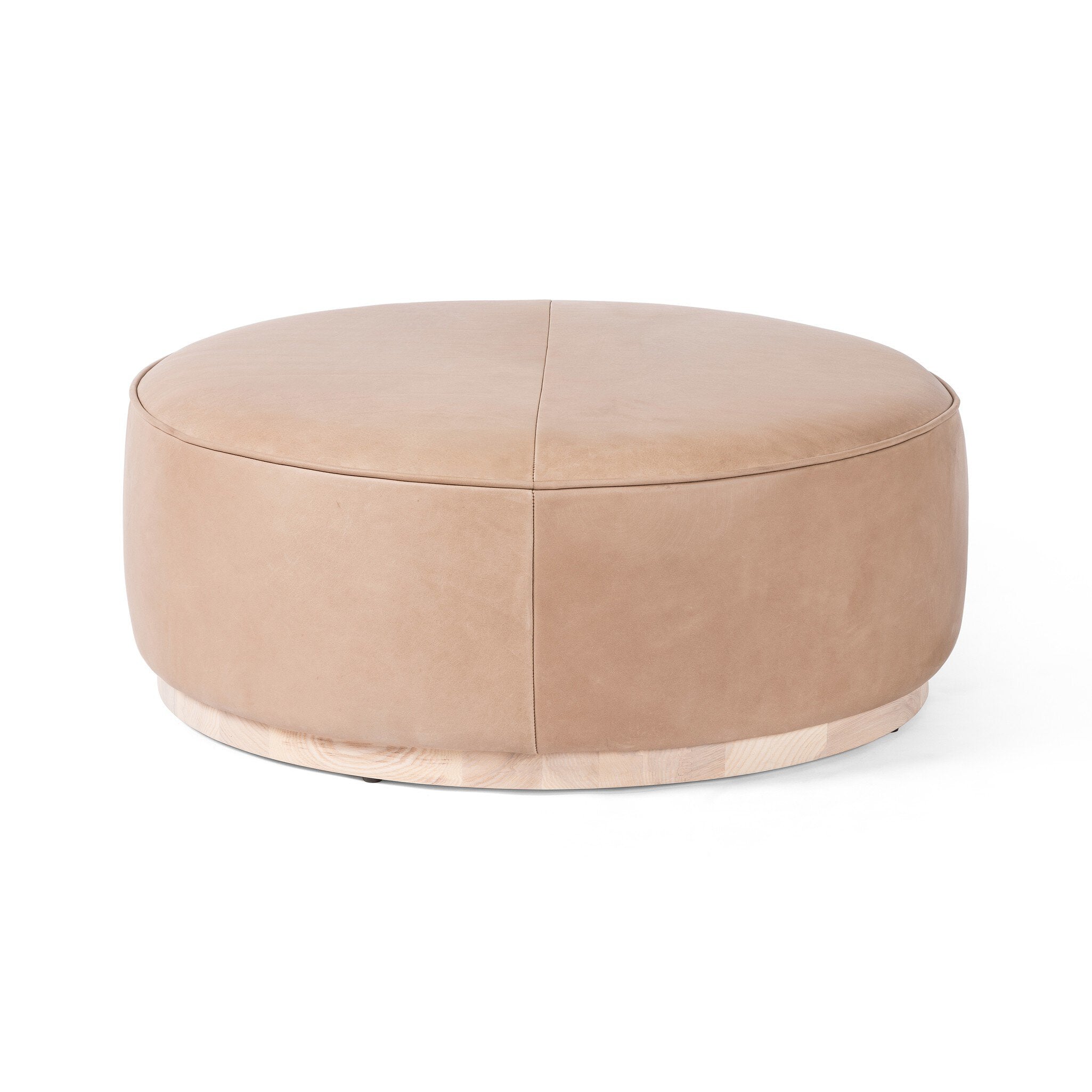 Sinclair Large Round Ottoman Ottomans & Stools Four Hands Harness Burlap    Ottomans & Stools,https://www.oldbonesco.com,Mid Century Furniture, Furniture Sale, Old Bones Co, Mid Century Sale, Four Hands Furniture, Sale,Gus, Sale,Perigold Sinclair Large Round Ottoman Ottomans & Stools Sale, Perigold Sale Sinclair Large Round Ottoman,Sinclair Large Round Ottoman Lulu and Georgia,Burke Decor Sale Sinclair Large Round Ottoman, open box furniture,Open Box Sinclair Large Round Ottoman