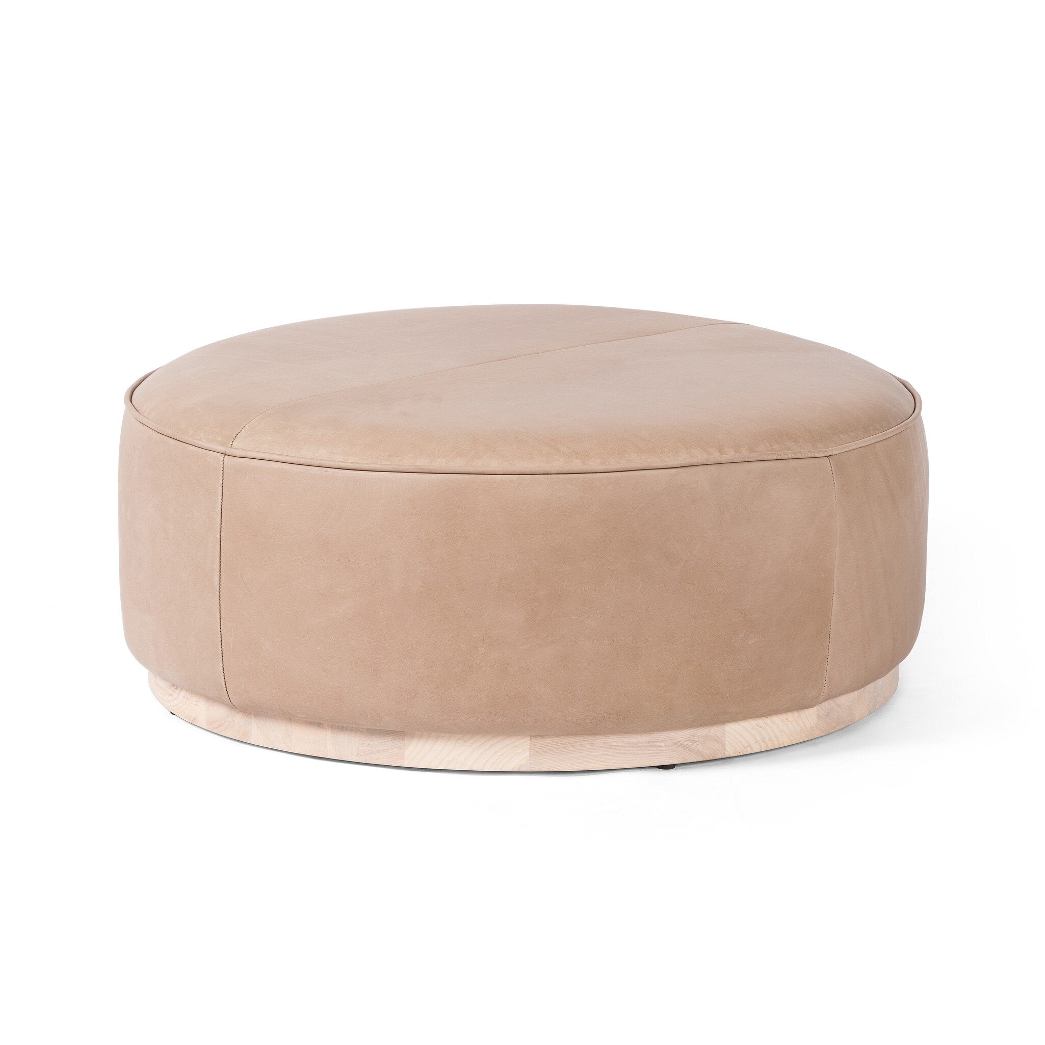 Sinclair Large Round Ottoman Ottomans & Stools Four Hands     Ottomans & Stools,https://www.oldbonesco.com,Mid Century Furniture, Furniture Sale, Old Bones Co, Mid Century Sale, Four Hands Furniture, Sale,Gus, Sale,Perigold Sinclair Large Round Ottoman Ottomans & Stools Sale, Perigold Sale Sinclair Large Round Ottoman,Sinclair Large Round Ottoman Lulu and Georgia,Burke Decor Sale Sinclair Large Round Ottoman, open box furniture,Open Box Sinclair Large Round Ottoman