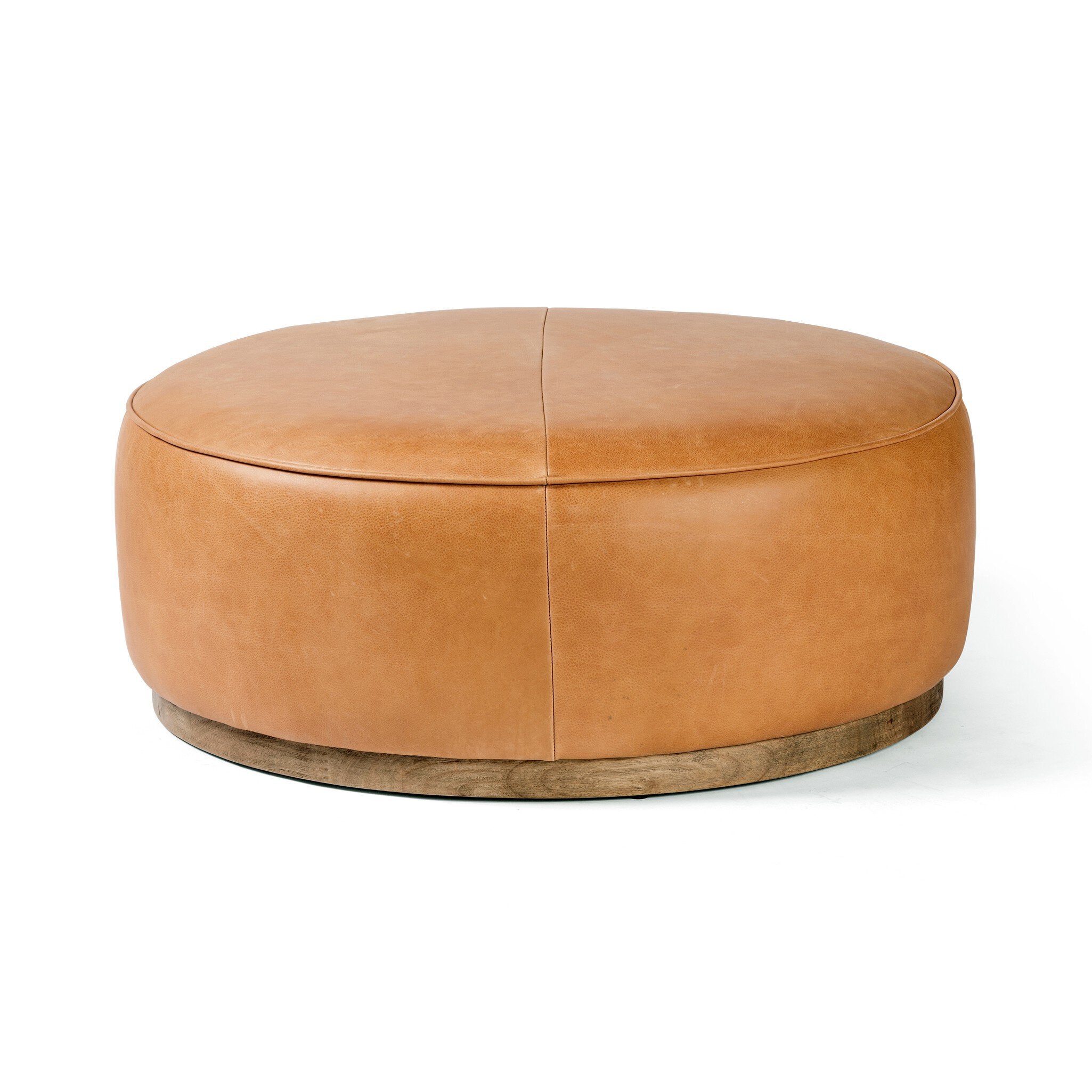 Sinclair Large Round Ottoman Ottomans & Stools Four Hands Palermo Butterscotch    Ottomans & Stools,https://www.oldbonesco.com,Mid Century Furniture, Furniture Sale, Old Bones Co, Mid Century Sale, Four Hands Furniture, Sale,Gus, Sale,Perigold Sinclair Large Round Ottoman Ottomans & Stools Sale, Perigold Sale Sinclair Large Round Ottoman,Sinclair Large Round Ottoman Lulu and Georgia,Burke Decor Sale Sinclair Large Round Ottoman, open box furniture,Open Box Sinclair Large Round Ottoman