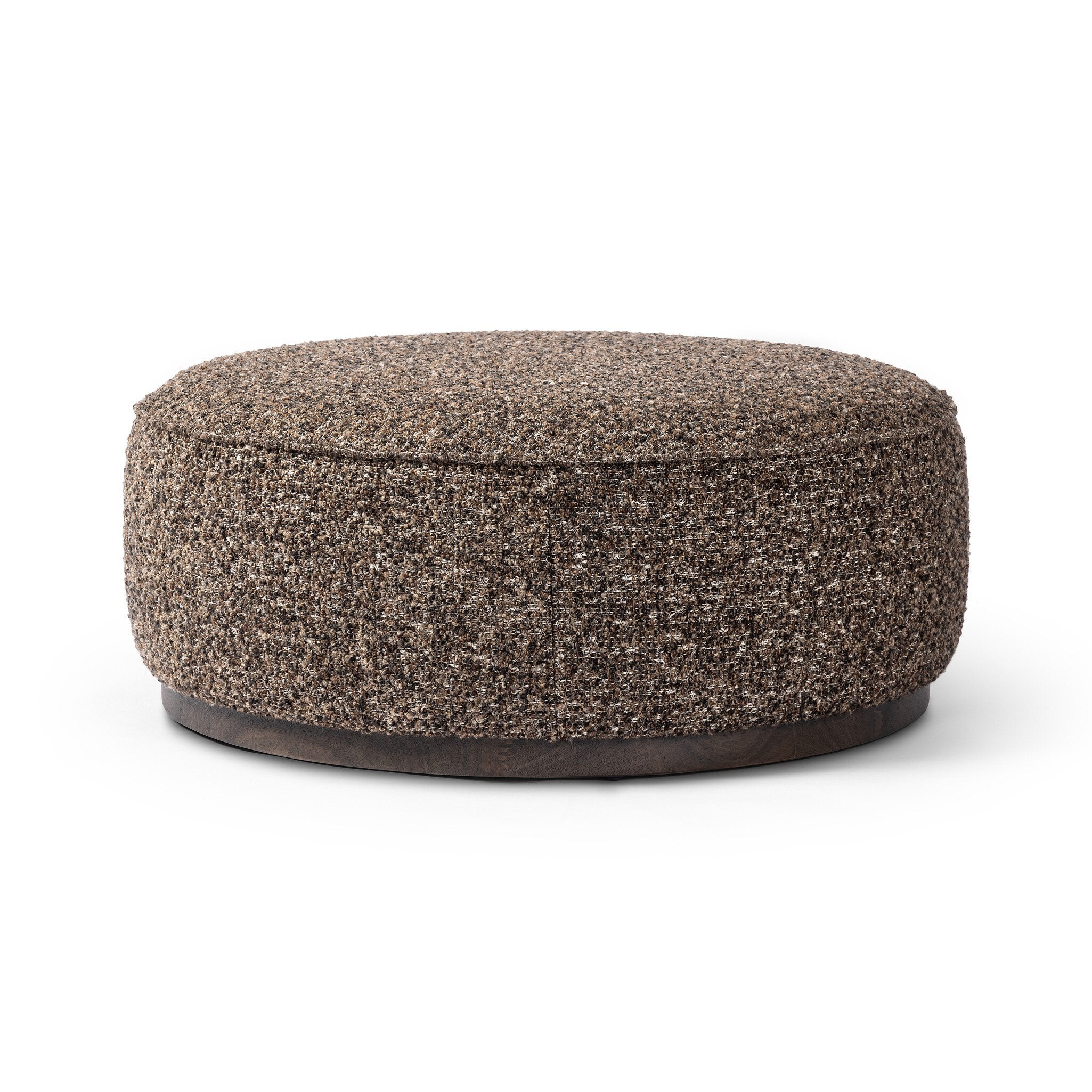 Sinclair Large Round Ottoman Ottomans & Stools Four Hands Ivan Granite    Ottomans & Stools,https://www.oldbonesco.com,Mid Century Furniture, Furniture Sale, Old Bones Co, Mid Century Sale, Four Hands Furniture, Sale,Gus, Sale,Perigold Sinclair Large Round Ottoman Ottomans & Stools Sale, Perigold Sale Sinclair Large Round Ottoman,Sinclair Large Round Ottoman Lulu and Georgia,Burke Decor Sale Sinclair Large Round Ottoman, open box furniture,Open Box Sinclair Large Round Ottoman