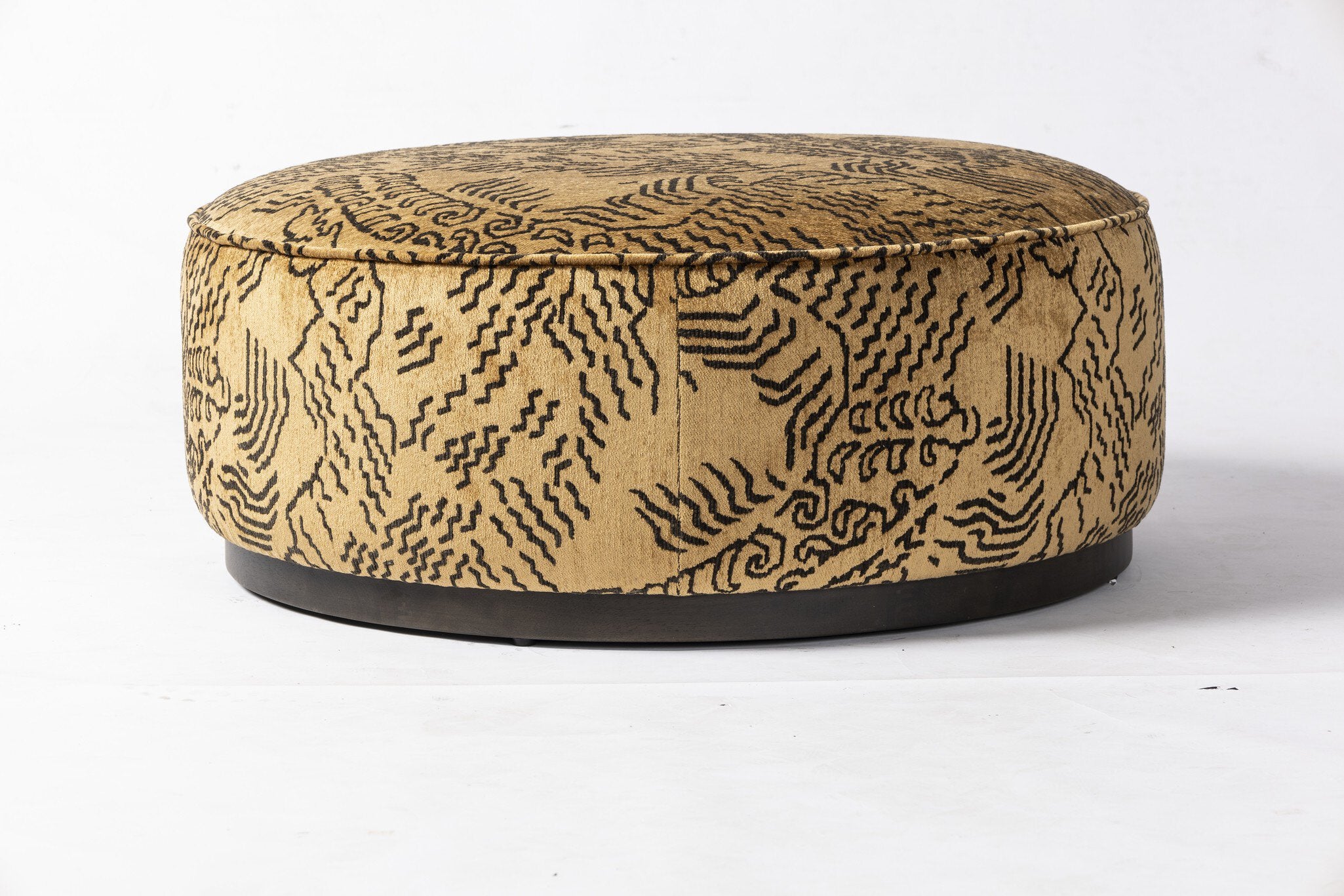 Sinclair Large Round Ottoman Ottomans & Stools Four Hands     Ottomans & Stools, Mid Century Furniture, Furniture Sale, Old Bones Co, Mid Century Furniture Sale, Four Hands Furniture, Sale,Gus, Sale,Perigold Sinclair Large Round Ottoman Ottomans & Stools Sale, Perigold Sale Sinclair Large Round Ottoman,Sinclair Large Round Ottoman Lulu and Georgia, Burke Decor Sale Sinclair Large Round Ottoman, www.oldbonesco.com