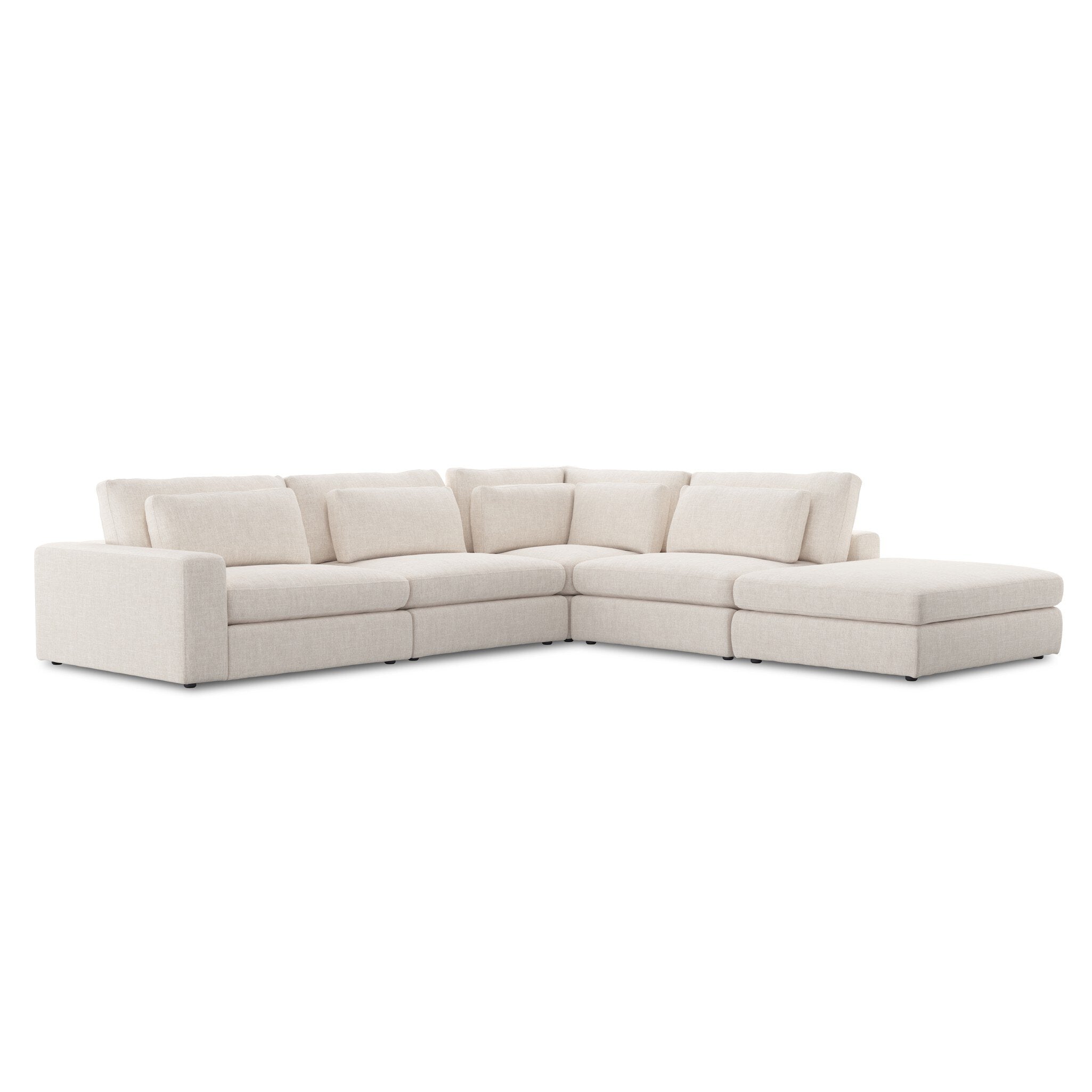 Bloor 4-Piece Sectional with Ottoman