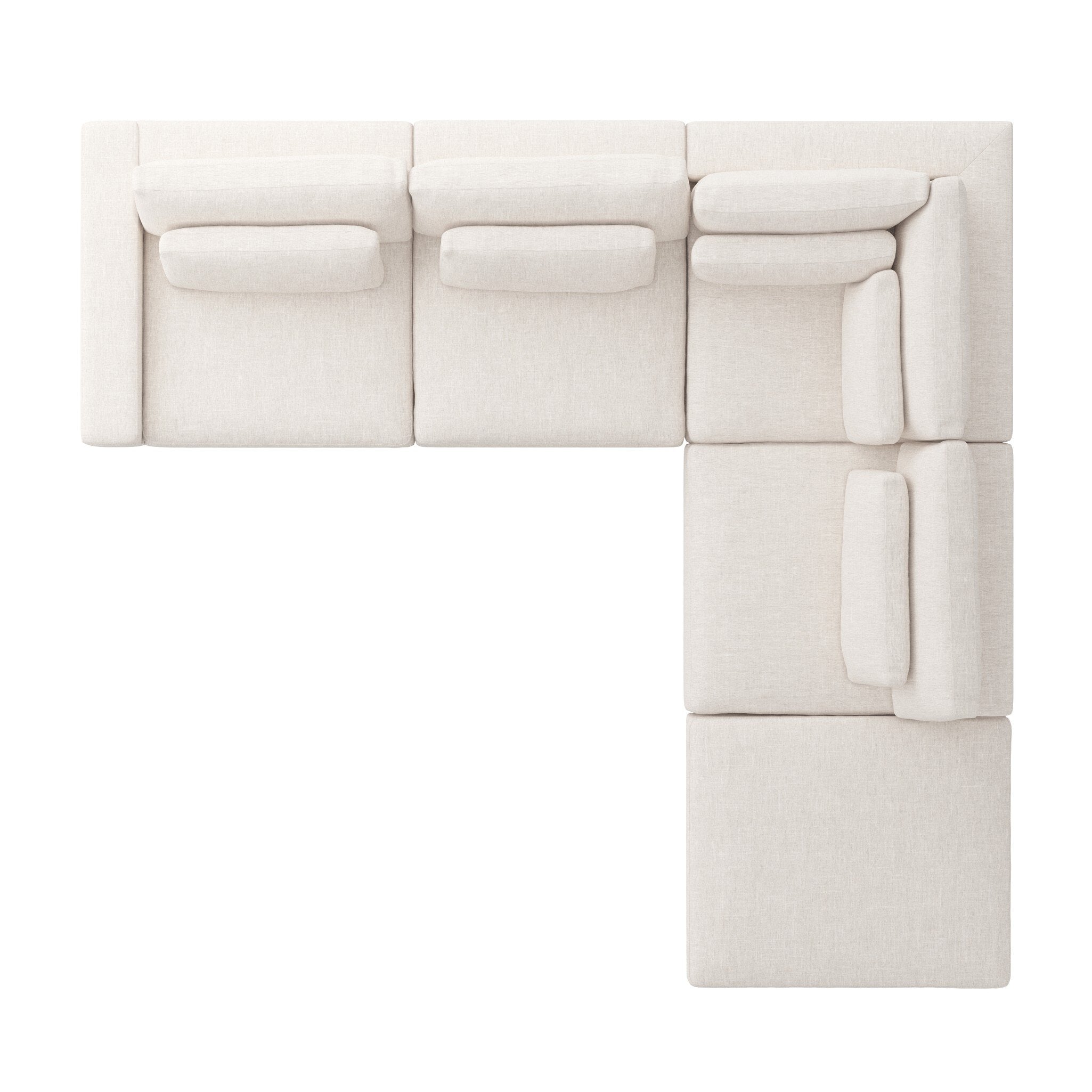 Bloor 4-Piece Sectional with Ottoman