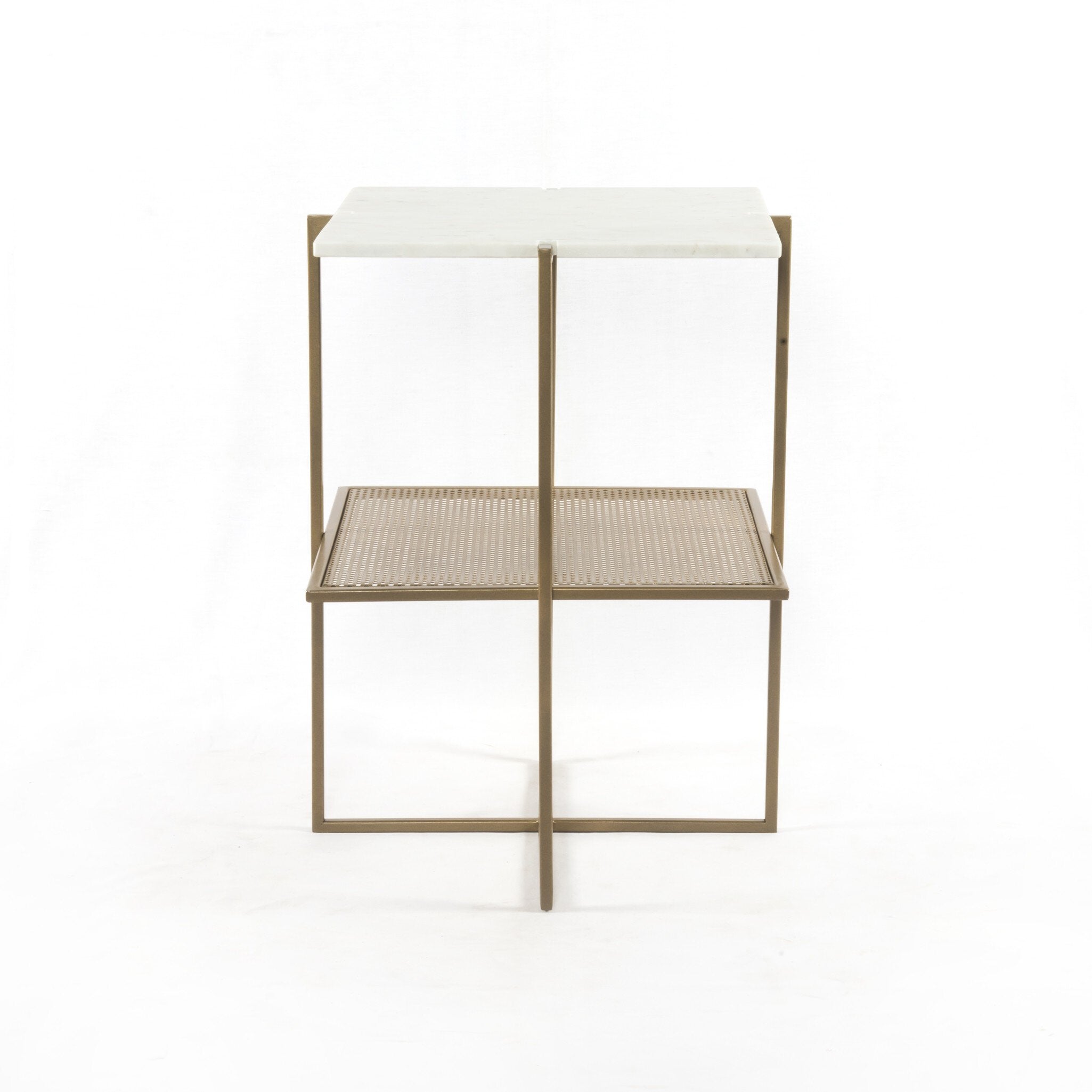 Olivia Nightstand-Antique Brass