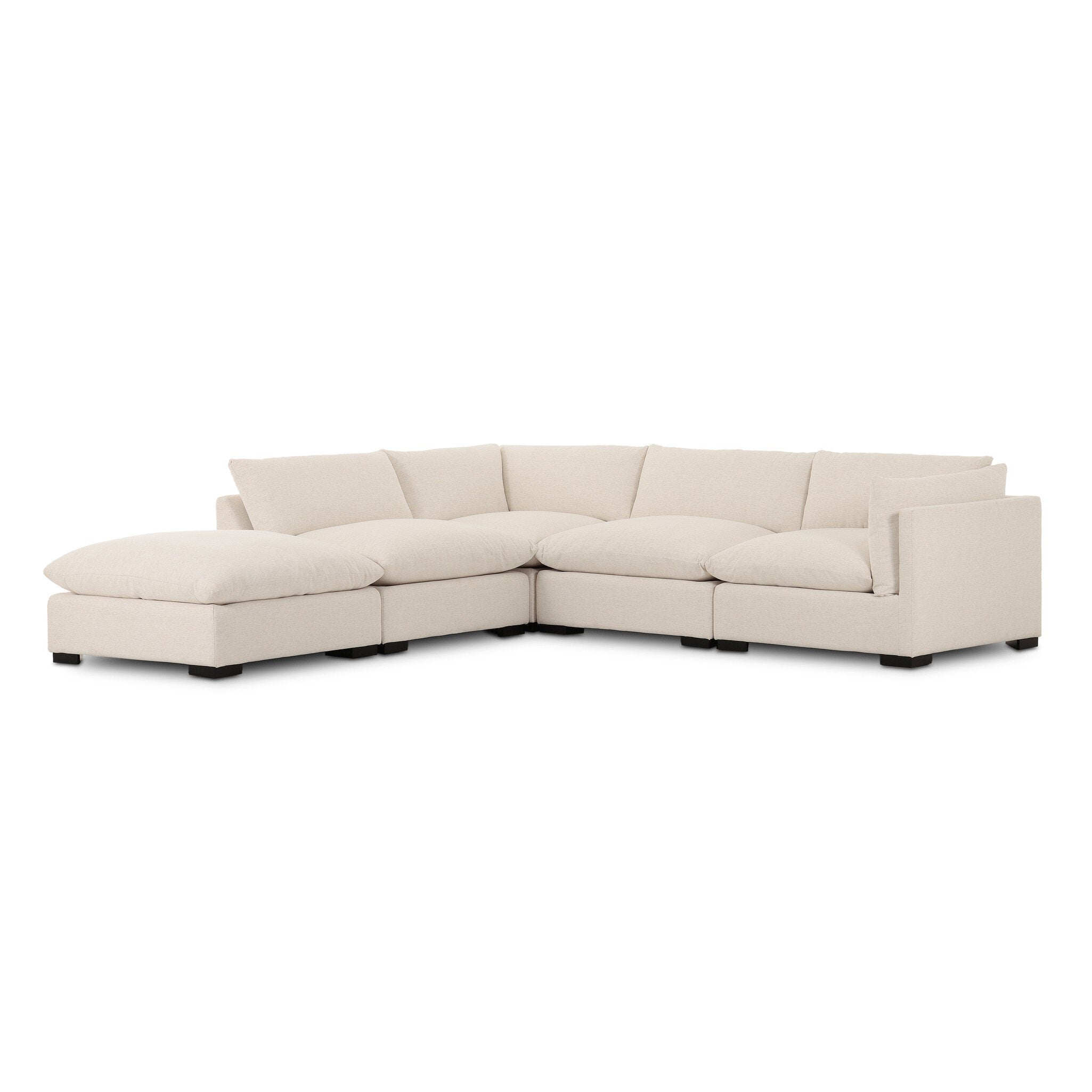 Westwood 5-Piece Sectional - Crypton Nomad Snow