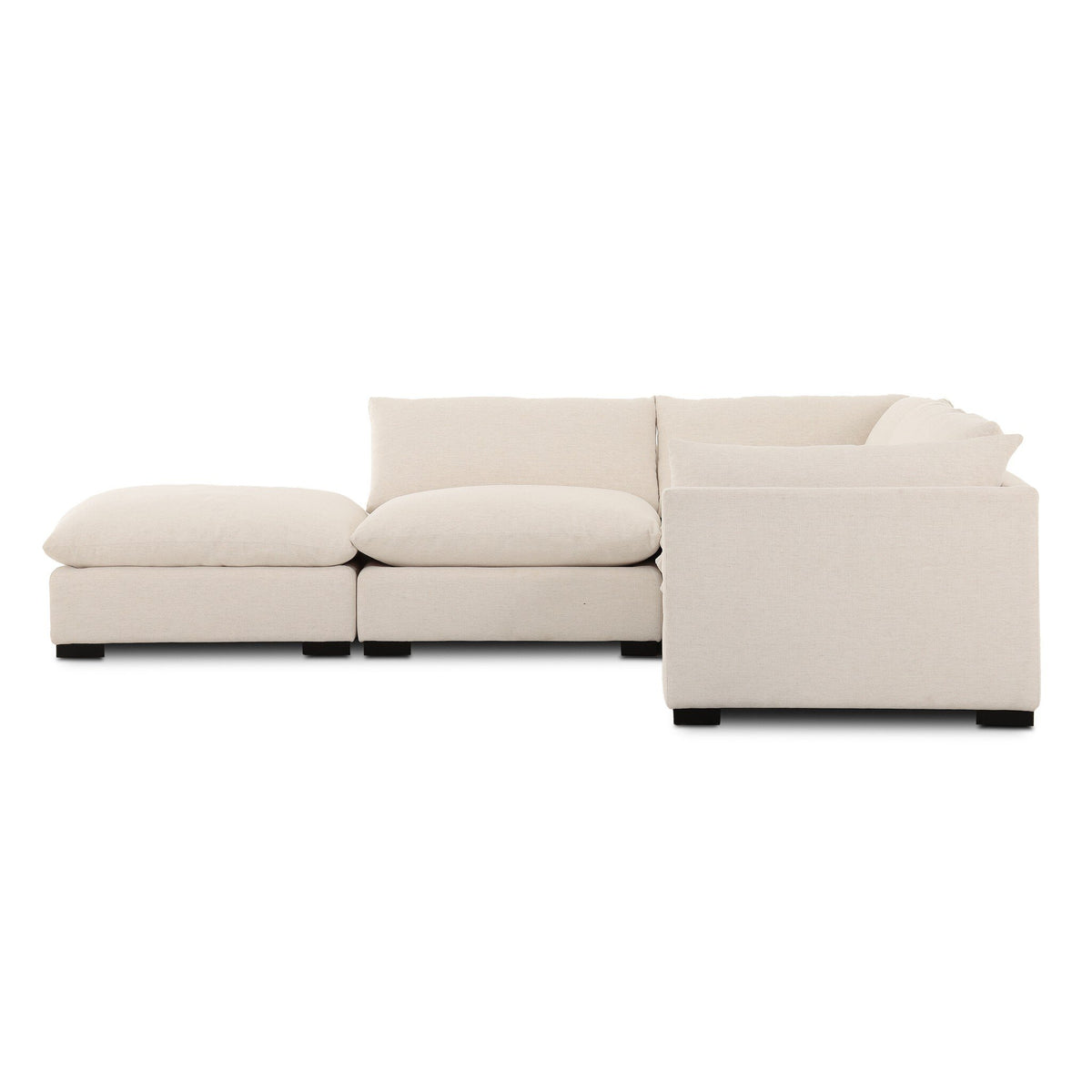 Westwood 4-Piece Sectional - Crypton Nomad Snow by Four Hands