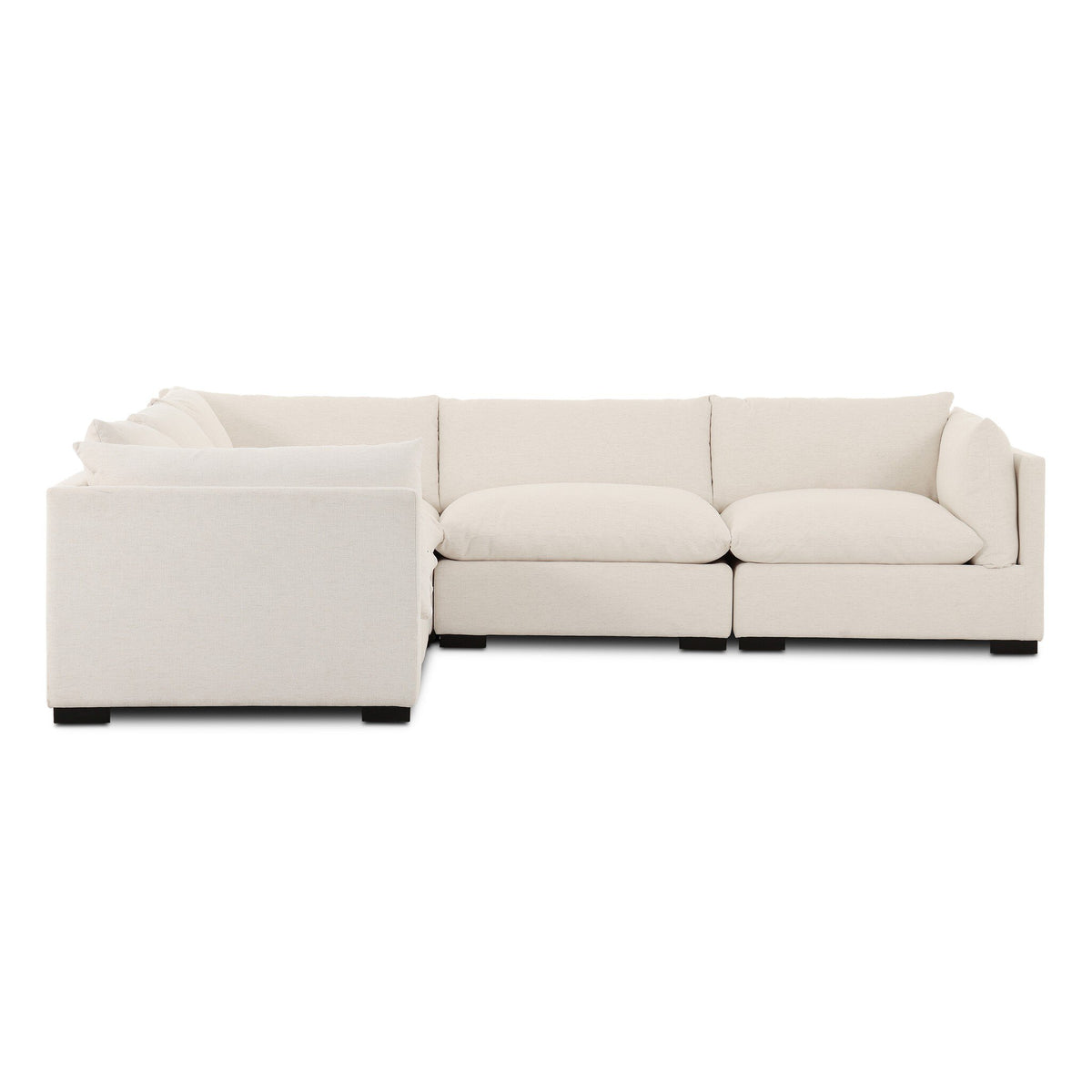 Westwood 5-Piece Sectional - Crypton Nomad Snow by Four Hands