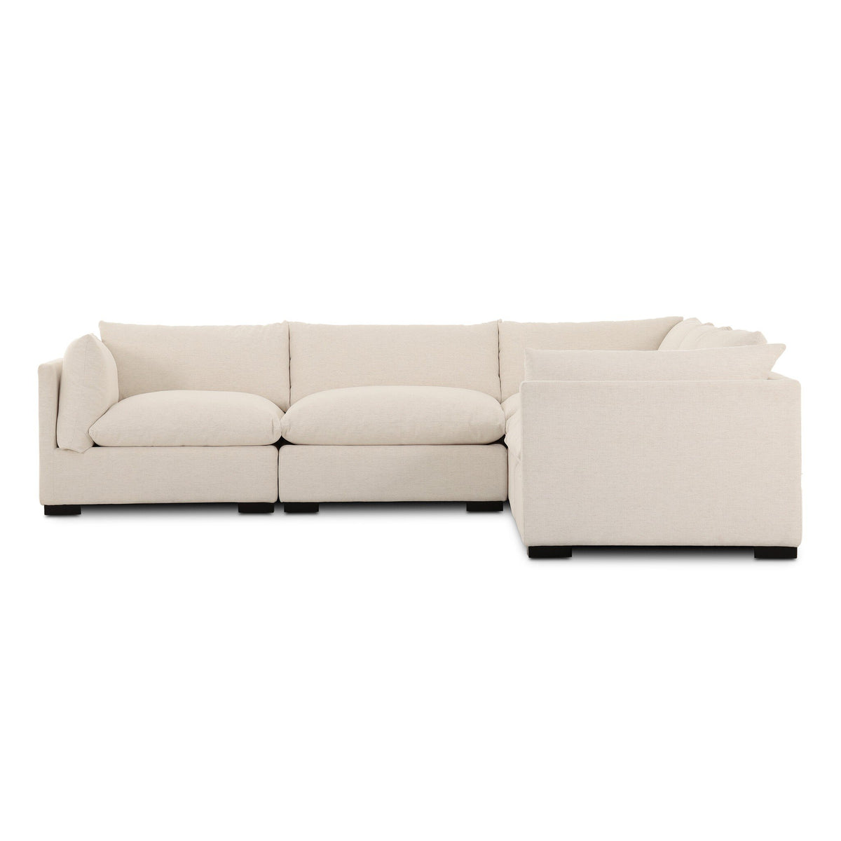 Westwood 5-Piece Sectional - Crypton Nomad Snow by Four Hands