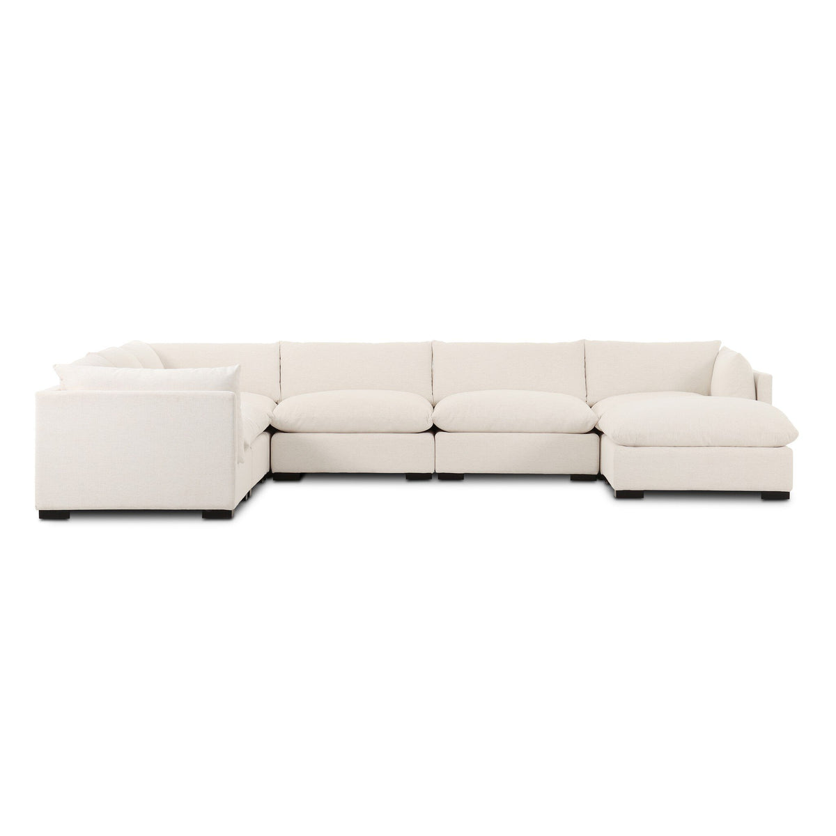 Westwood 6-Piece Sectional - Crypton Nomad Snow by Four Hands