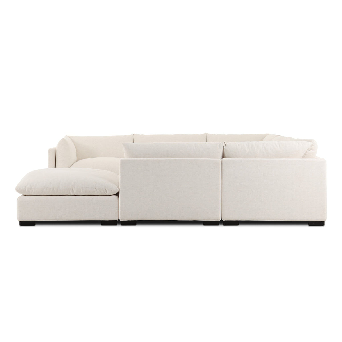 Westwood 7-Piece Sectional + Ottoman - Crypton Nomad Snow by Four Hands