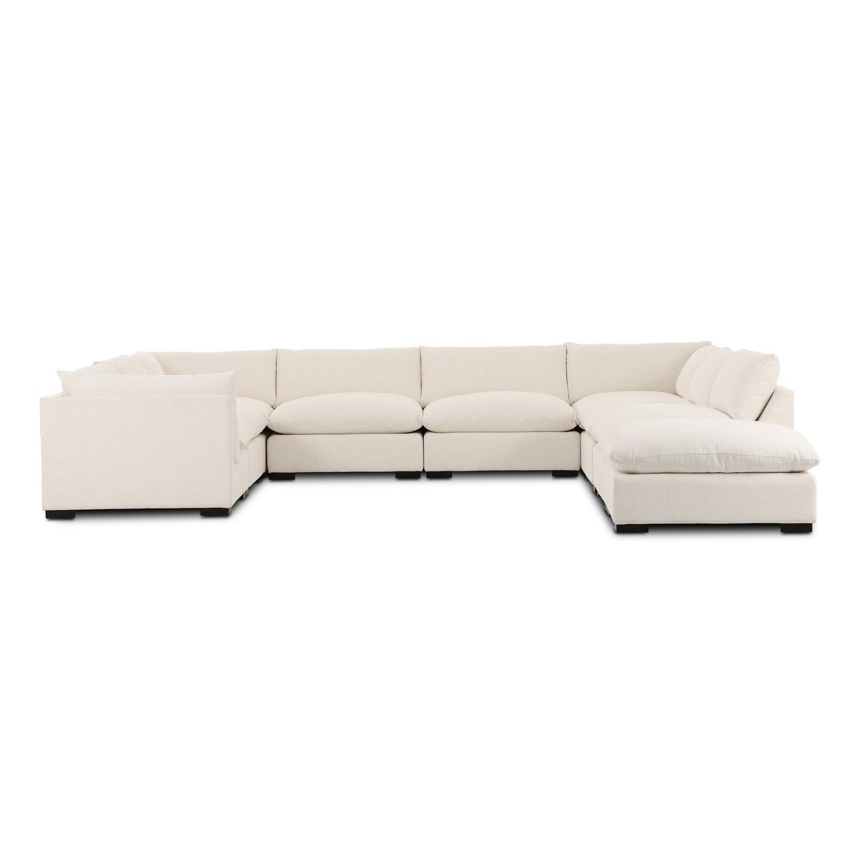 Westwood Double Chaise Sectional - Crypton Nomad Snow by Four Hands