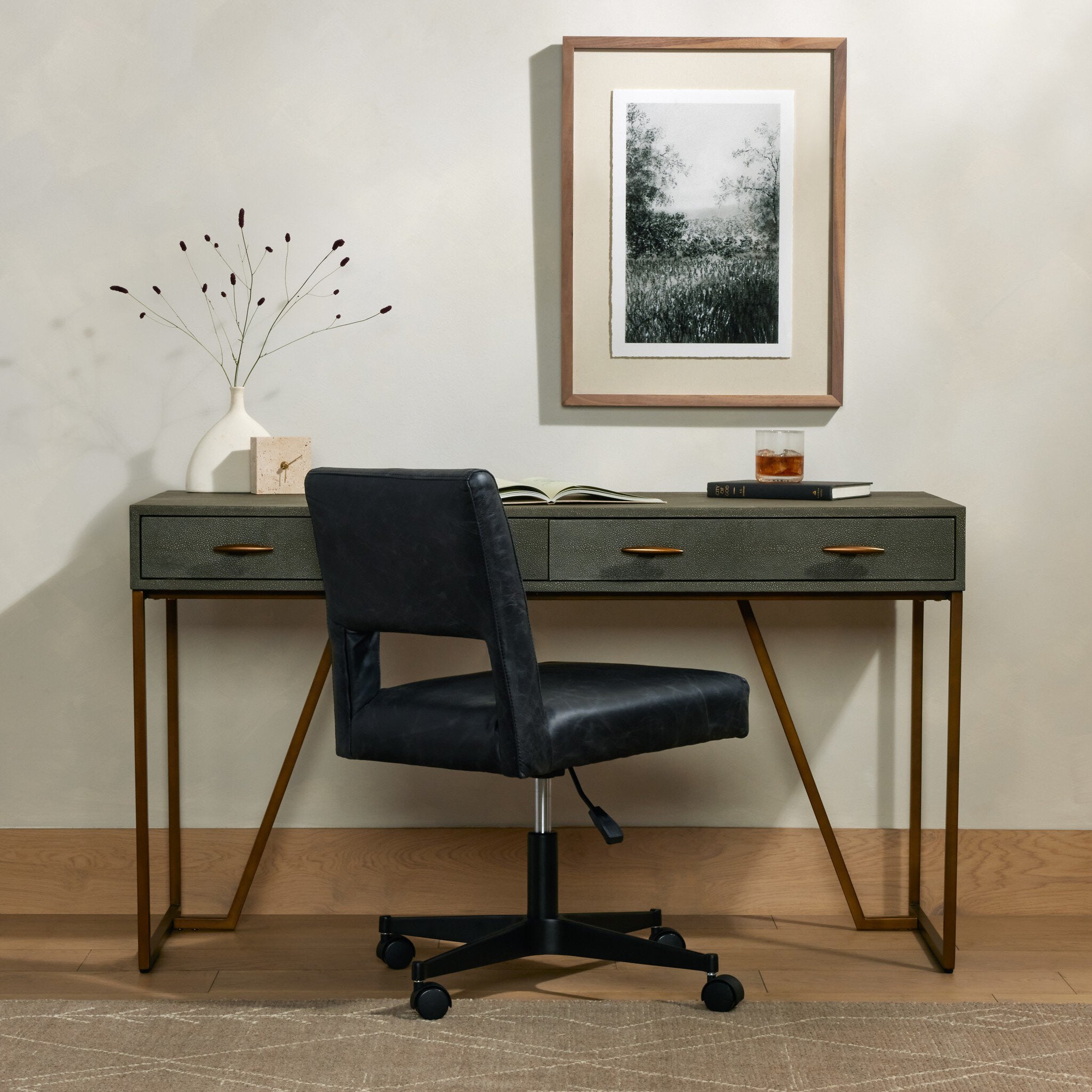 Shagreen Desk Desks Four Hands , Black Friday Sale Four Hands Furniture Sale, Old Bones Co, Mid Century Furniture Sale, Four Hands Furniture, Black Friday Sale Shagreen Desk,Gus Sale, Perigold Shagreen Desk Desks Black Friday Sale , Perigold Sale Shagreen Desk,Shagreen Desk Lulu and Georgia, Burke Decor Sale Shagreen Desk, www.oldbonesco.com