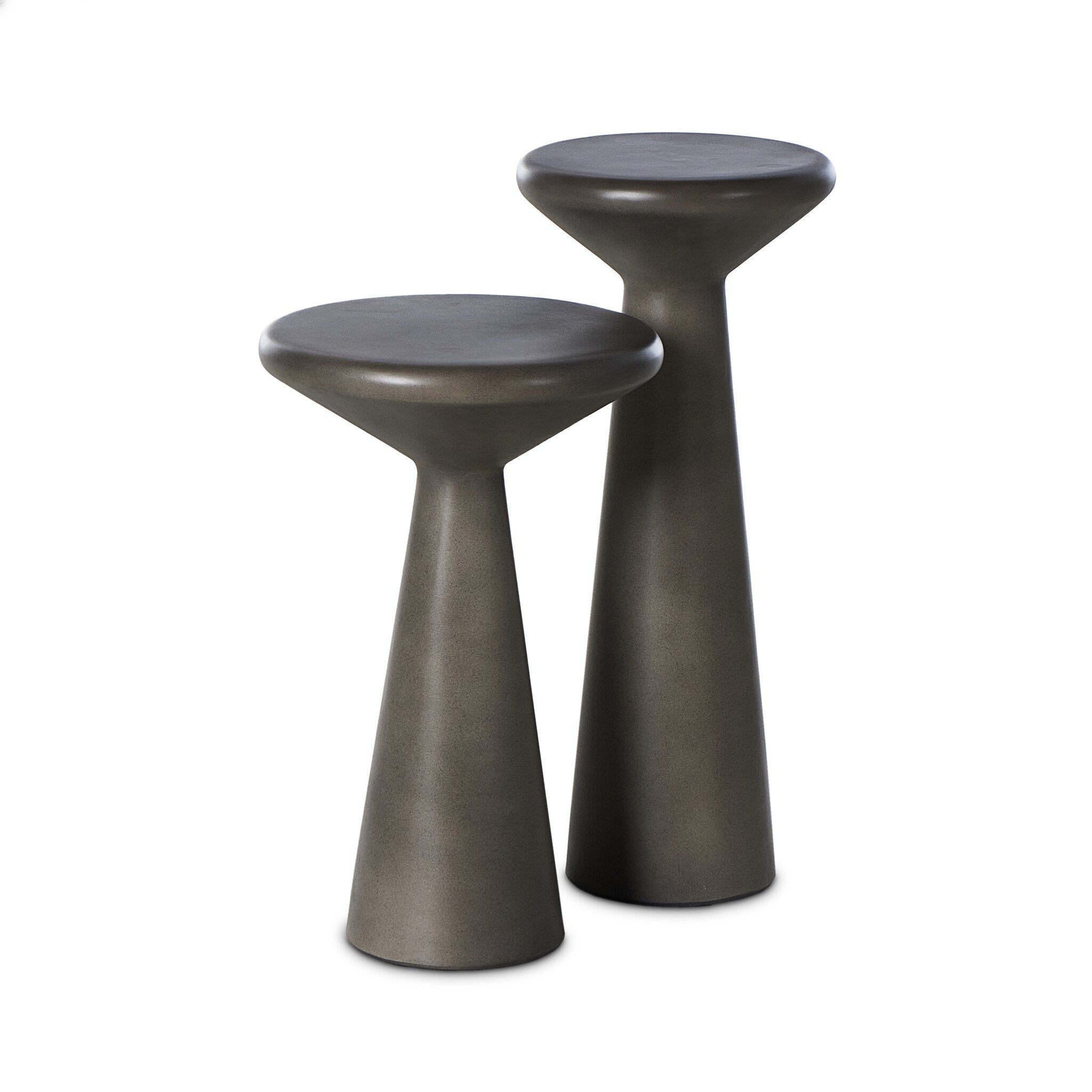 Ravine Concrete Accent Tables - Set of 2 - Dark Grey Side & End Tables Four Hands     Side & End Tables,https://www.oldbonesco.com,Mid Century Furniture, Furniture Sale, Old Bones Co, Mid Century Sale, Four Hands Furniture, Sale,Gus, Sale,Perigold Ravine Concrete Accent Tables - Set of 2 - Dark Grey Side & End Tables Sale, Perigold Sale Ravine Concrete Accent Tables - Set of 2 - Dark Grey,Ravine Concrete Accent Tables - Set of 2 - Dark Grey Lulu and Georgia,Burke Decor Sale Ravine Concrete Accent Tables - S