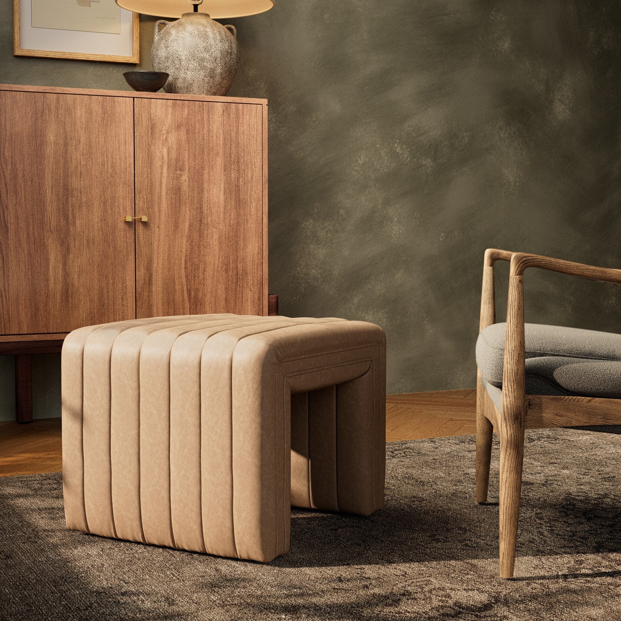 Augustine 21" Ottoman