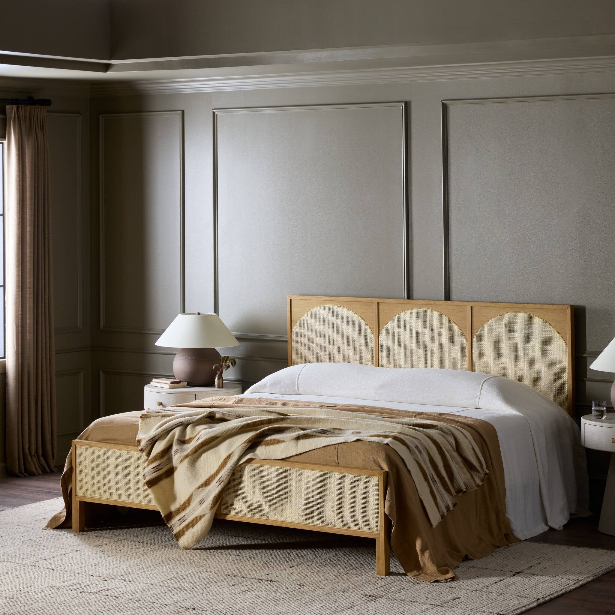 Allegra Bed Beds -Four Hands- , Black Friday Sale -Four Hands- Furniture Sale, Old Bones Co, Mid Century Furniture Sale, Four Hands Furniture, Black Friday Sale Allegra Bed,Gus Sale, Perigold Allegra Bed Beds Black Friday Sale , Perigold Sale Allegra Bed,Allegra Bed Lulu and Georgia, Burke Decor Sale Allegra Bed, www.oldbonesco.com