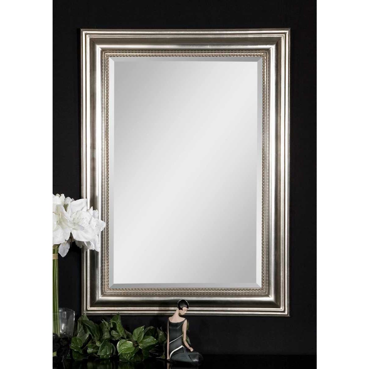 Uttermost Stuart Silver Beaded Mirror
