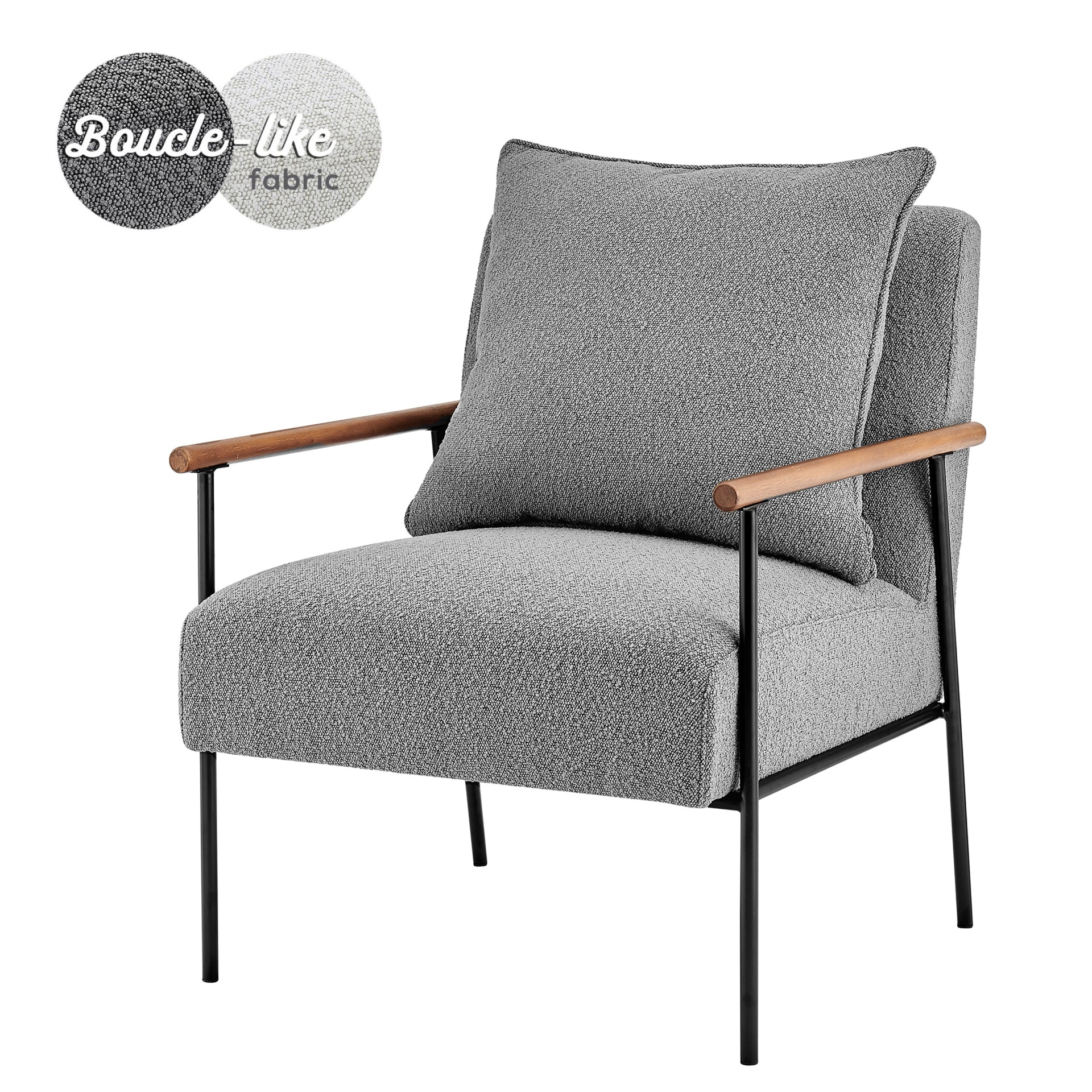 Quinton Accent Arm Chair Accent Chairs NPD Boucle Gray , Black Friday Sale NPD Furniture Sale, Old Bones Co, Mid Century Furniture Sale, Four Hands Furniture, Black Friday Sale Quinton Accent Arm Chair,Gus Sale, Perigold Quinton Accent Arm Chair Accent Chairs Black Friday Sale , Perigold Sale Quinton Accent Arm Chair,Quinton Accent Arm Chair Lulu and Georgia, Burke Decor Sale Quinton Accent Arm Chair, www.oldbonesco.com