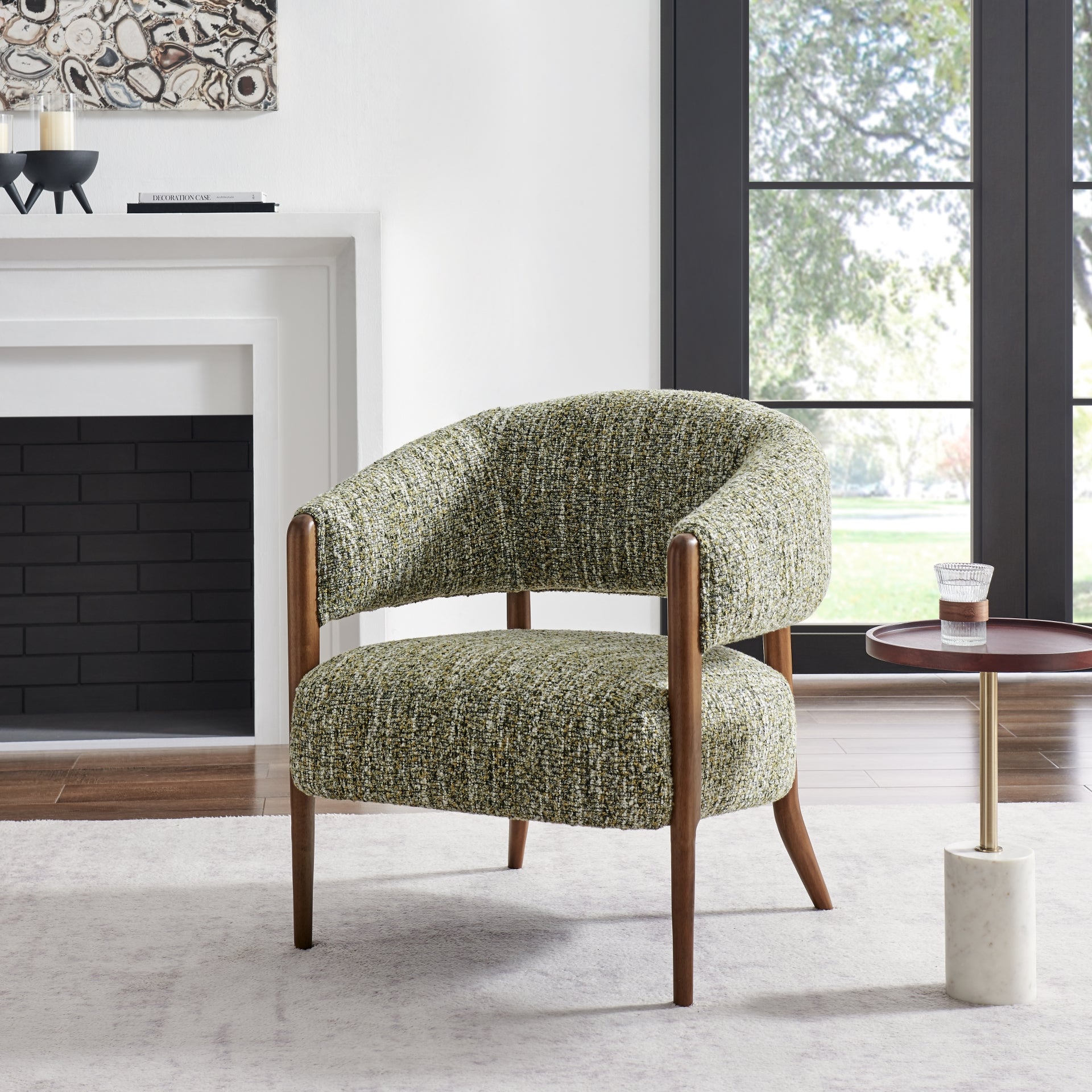 Mayla Boucle Accent Arm Chair