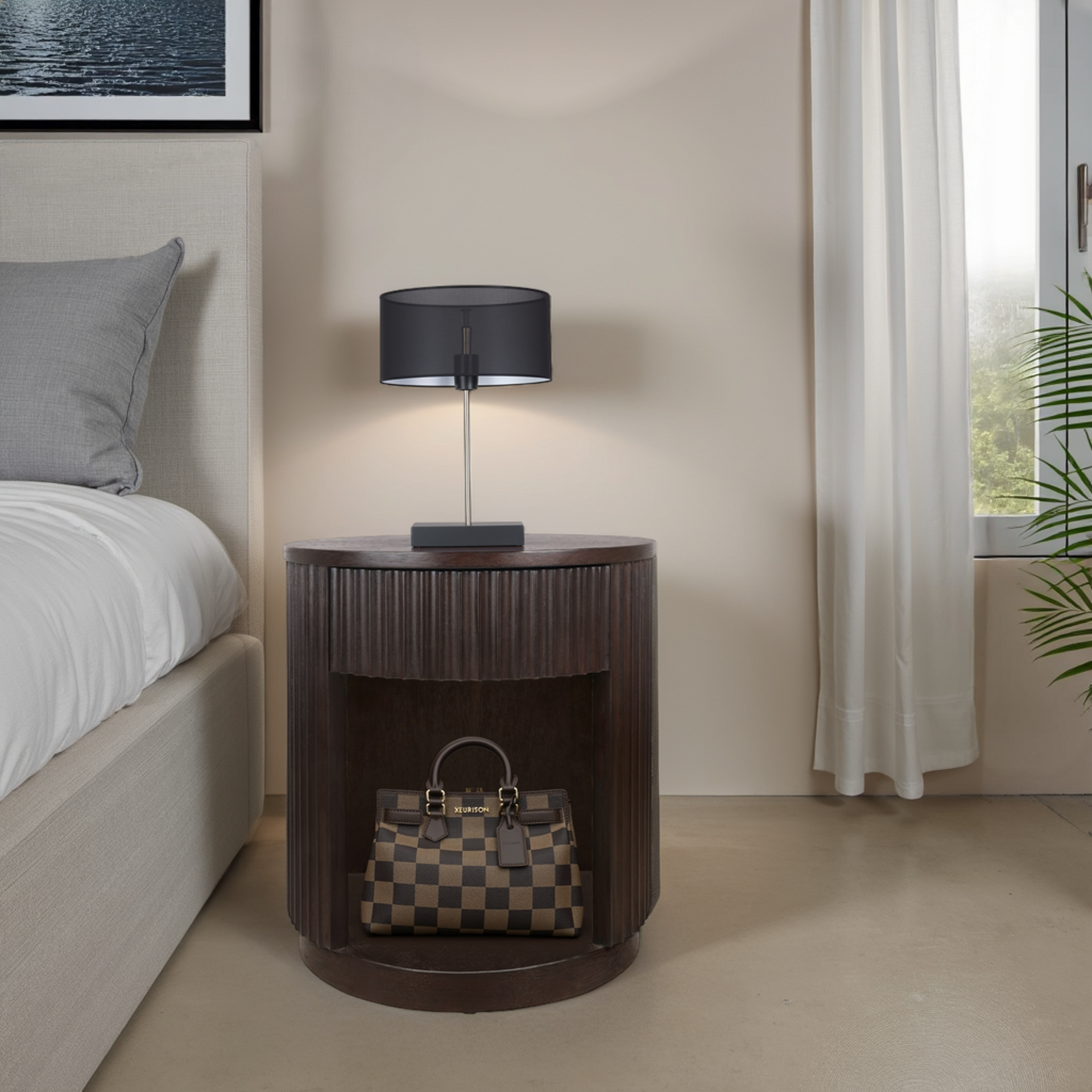 Truro Round Nightstand