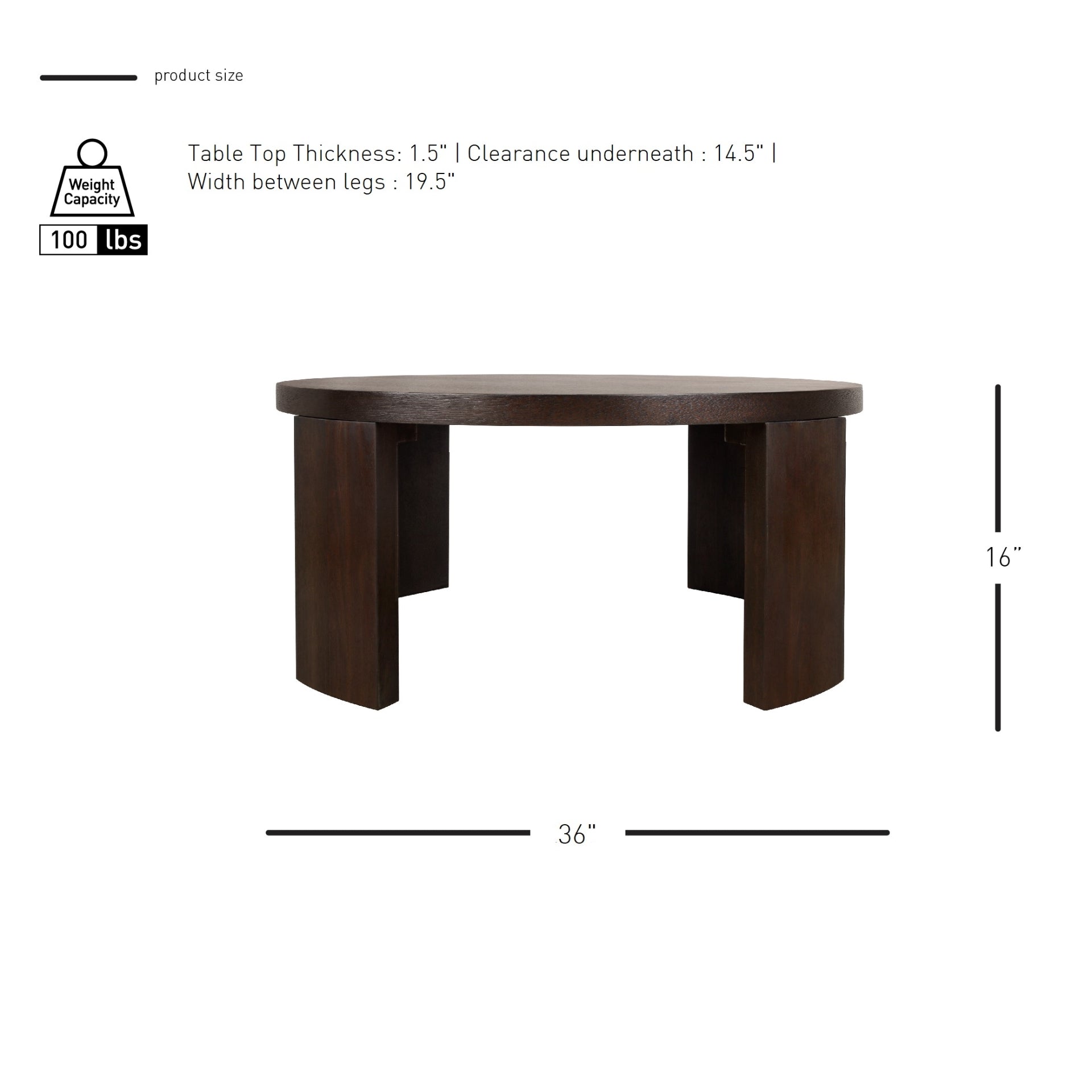 Londyn KD Round Coffee Table