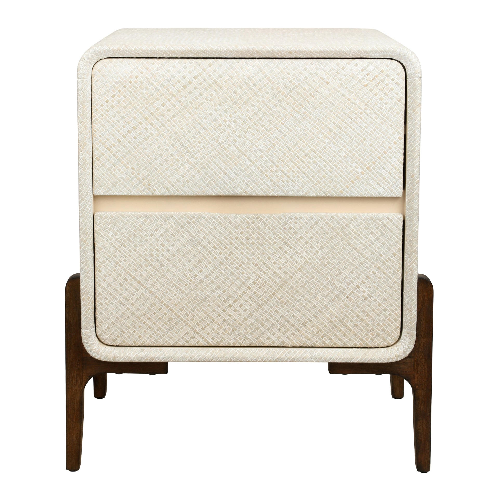 Lotie KD 2 Drawers Nightstand
