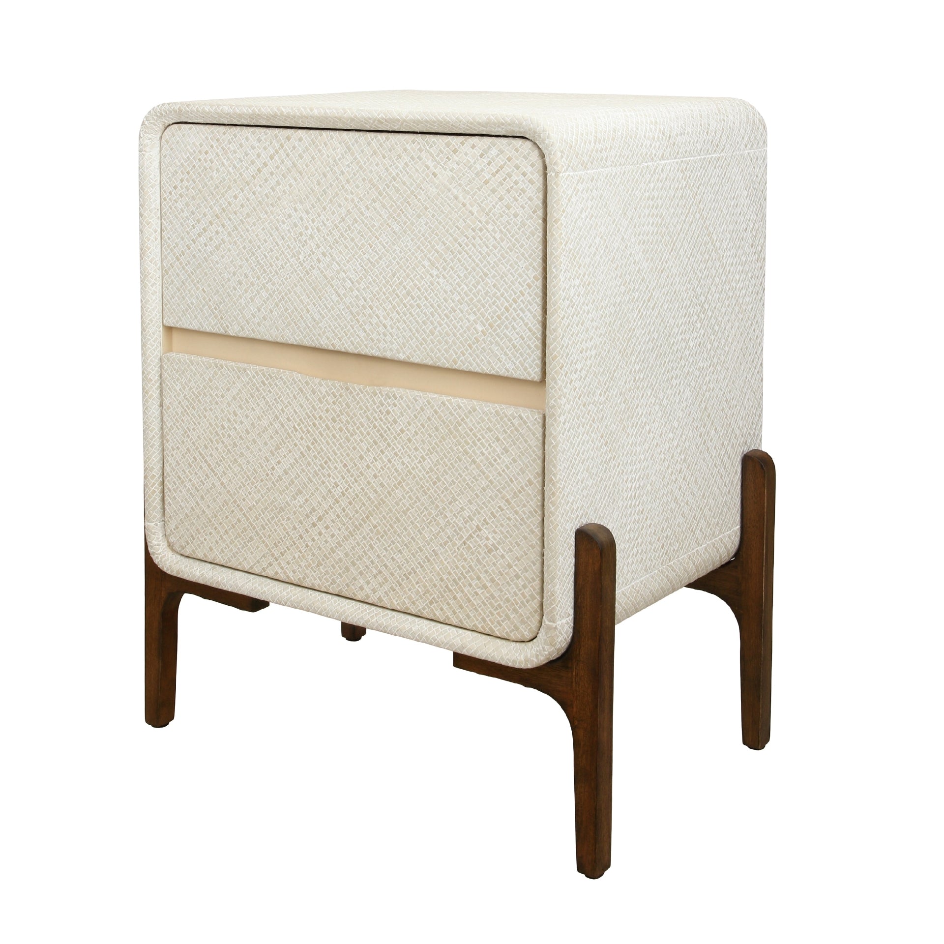 Lotie KD 2 Drawers Nightstand