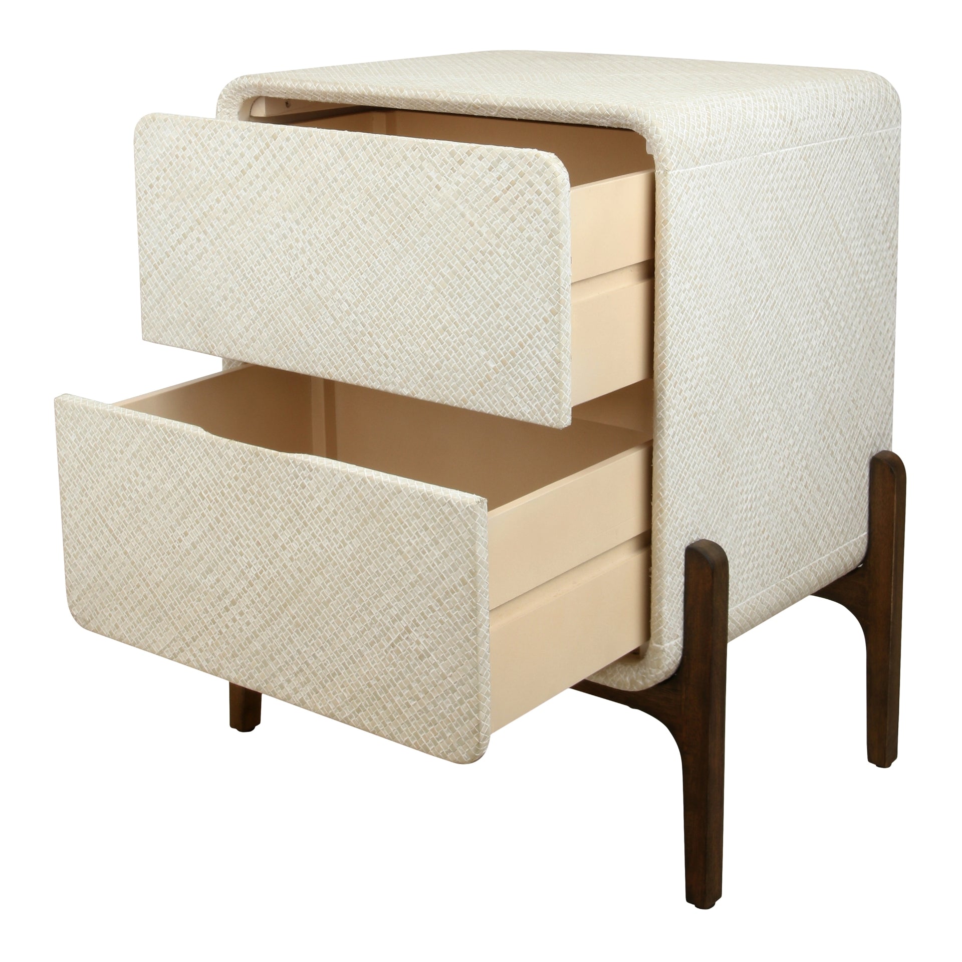 Lotie KD 2 Drawers Nightstand