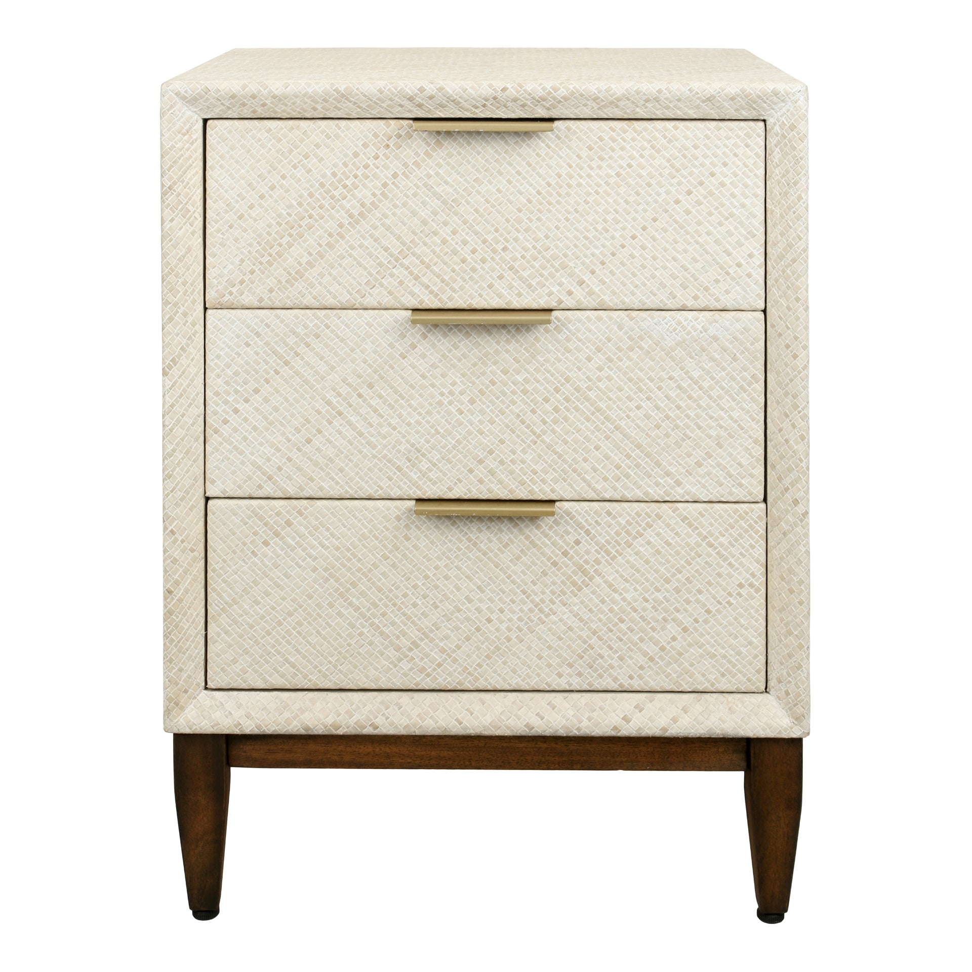 Brinley KD 3 Drawers Nightstand