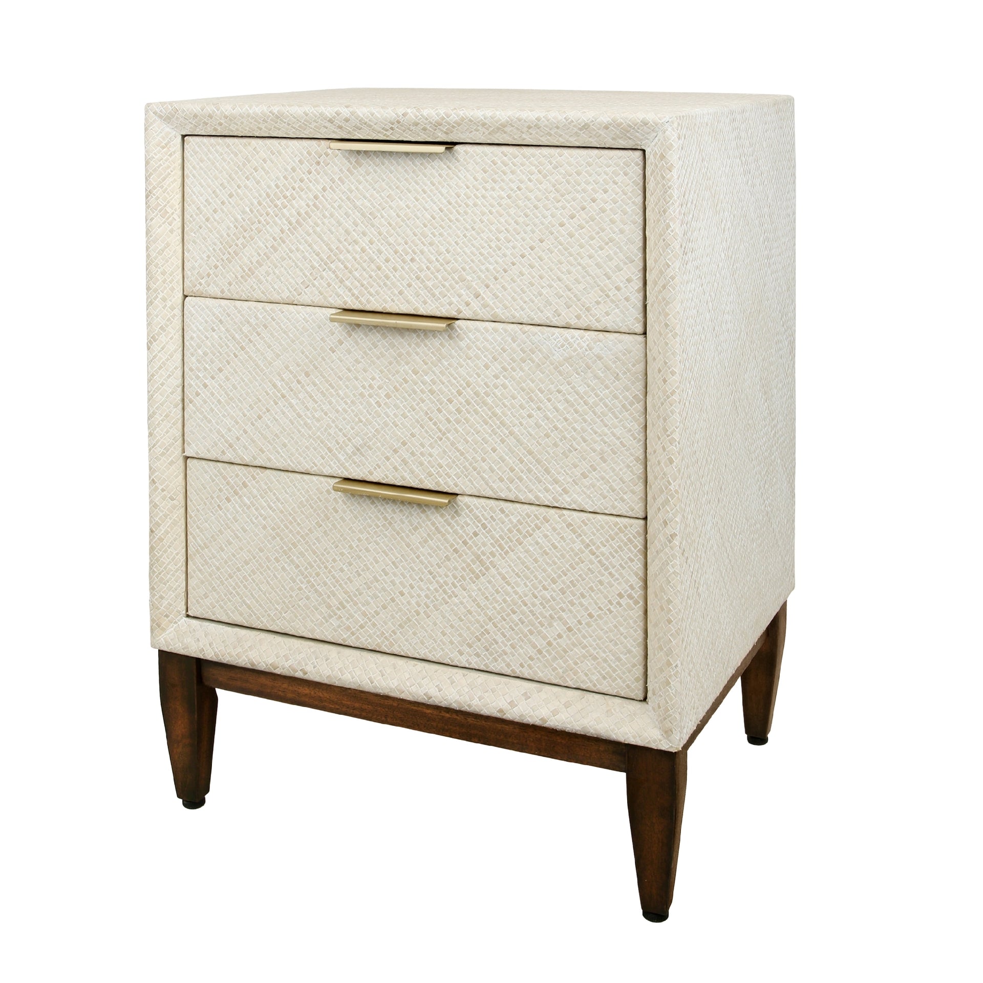 Brinley KD 3 Drawers Nightstand
