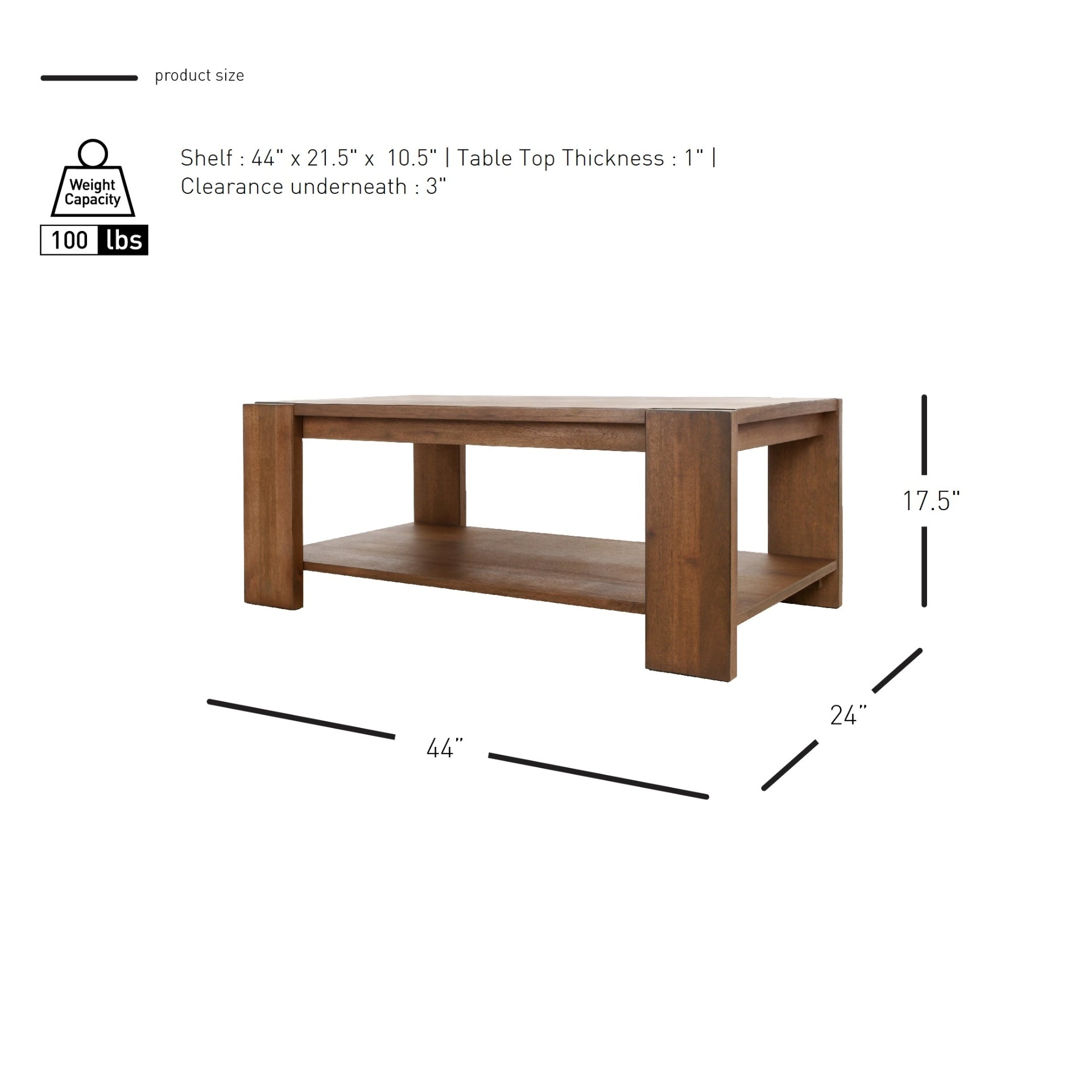Morton KD Rectangular Coffee Table