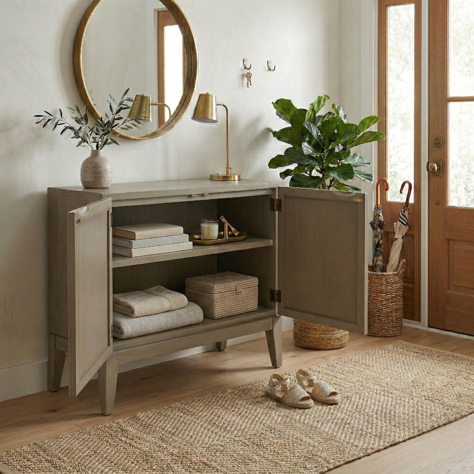 Deria 2 Doors Cabinet