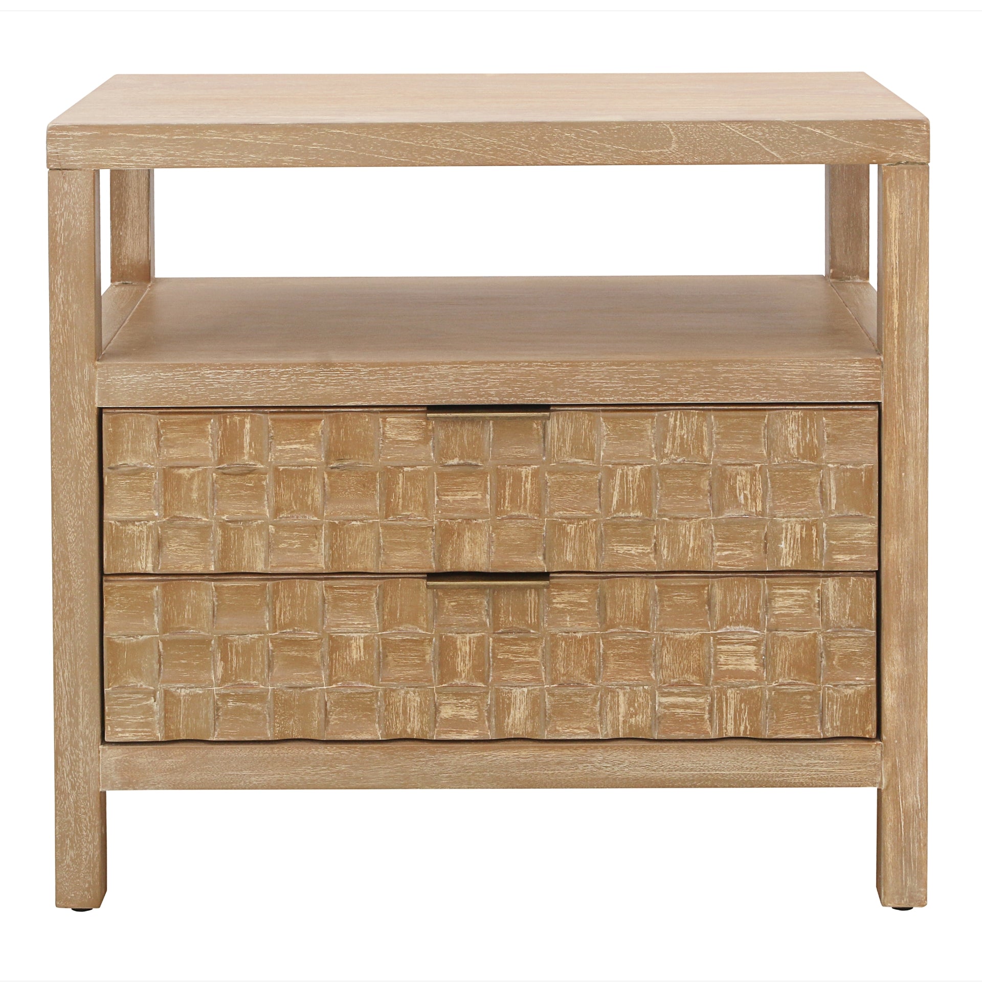 Terrena 2 Drawers Nightstand/Side Table