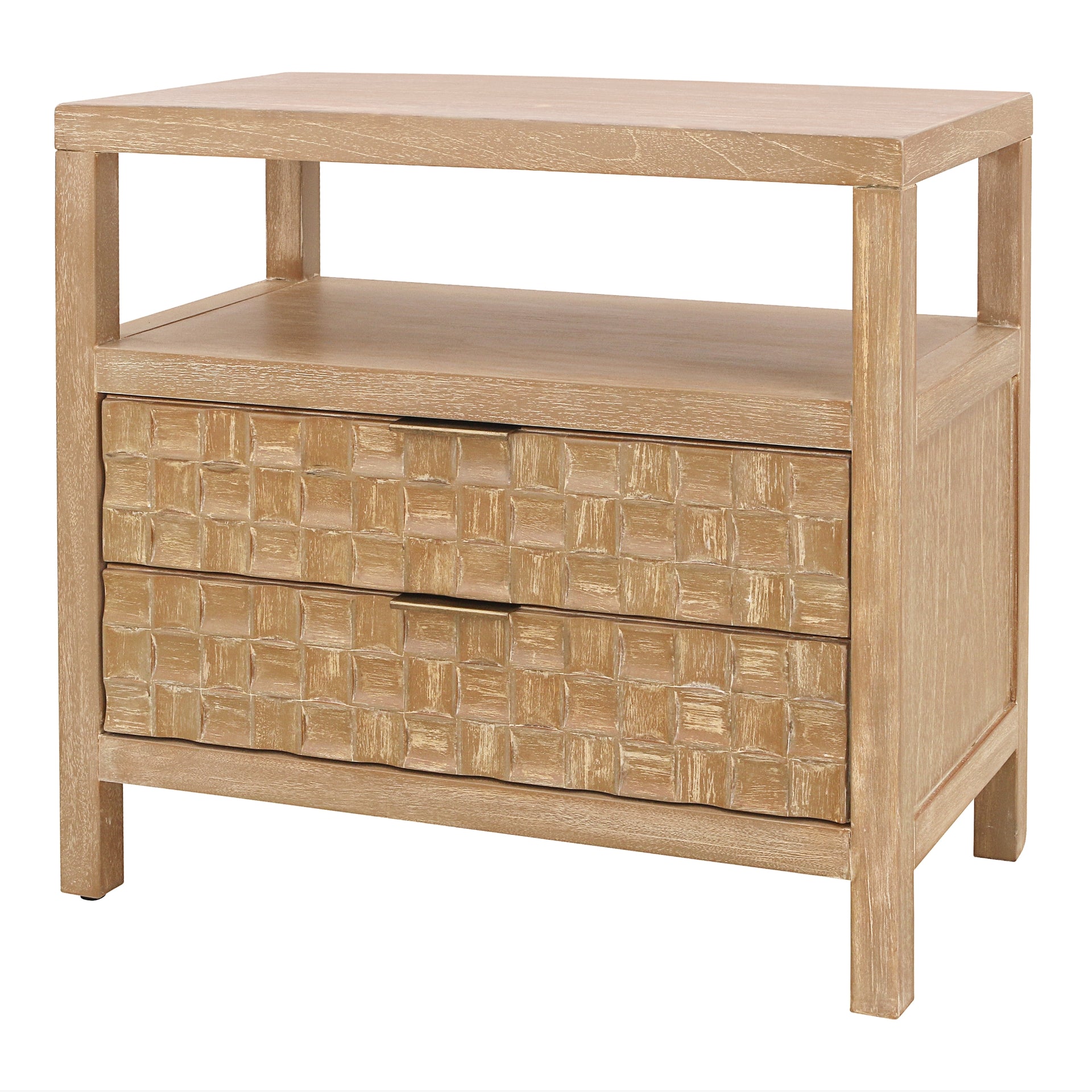 Terrena 2 Drawers Nightstand/Side Table