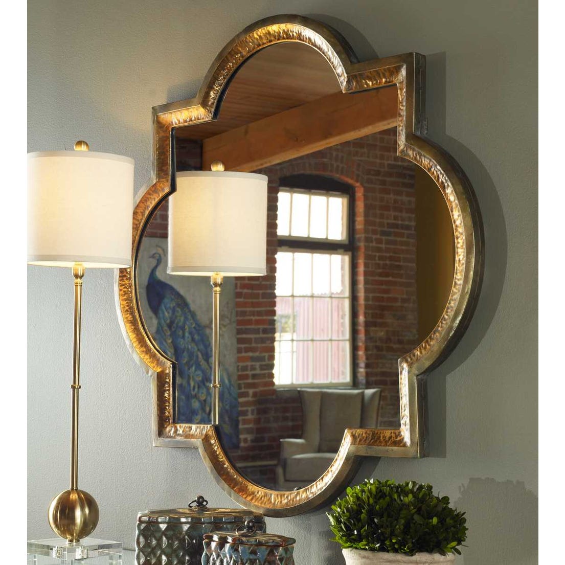 Uttermost Lourosa Gold Mirror