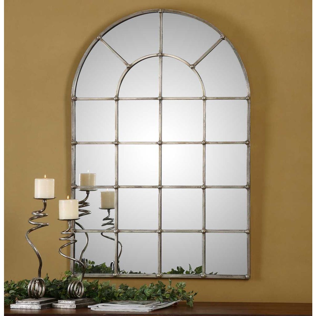 Uttermost Barwell Arch Window Mirror
