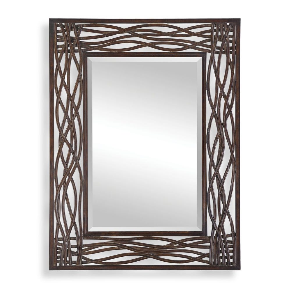Uttermost Dorigrass Brown Metal Mirror