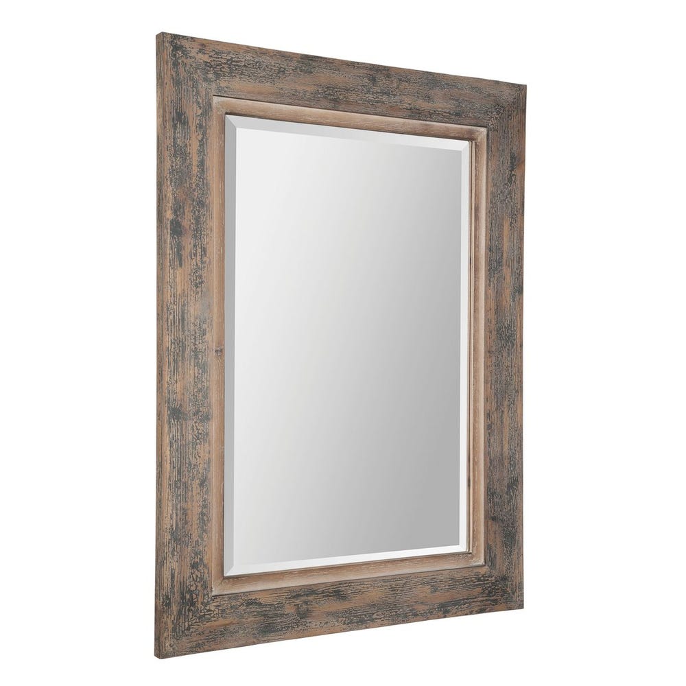 Uttermost Bozeman Distressed Blue Mirror