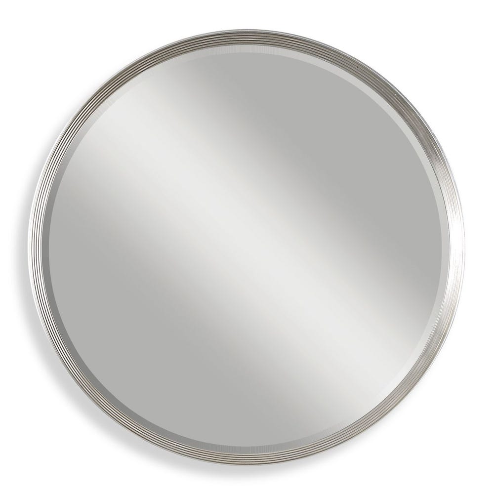 Uttermost Serenza Round Silver Mirror