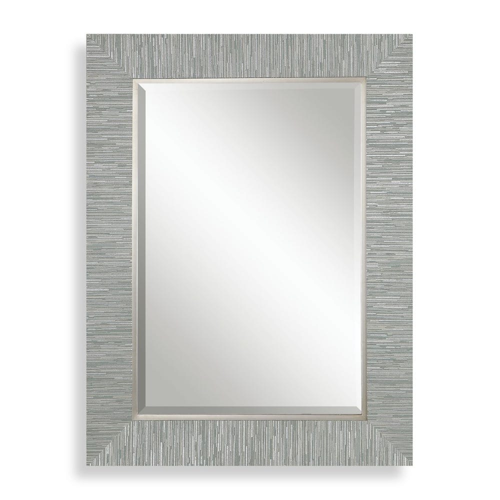 Uttermost Belaya Gray Wood Mirror