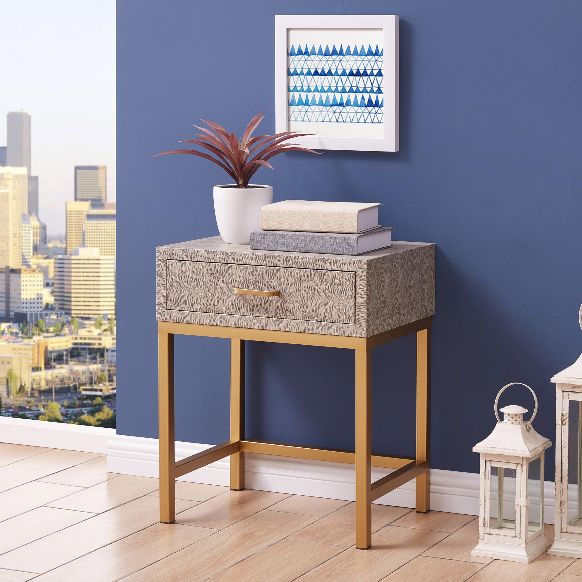 Durham Faux Shagreen 1-Drawer Side/End Table Side & End Tables NPD , Black Friday Sale NPD Furniture Sale, Old Bones Co, Mid Century Furniture Sale, Four Hands Furniture, Black Friday Sale Durham Faux Shagreen 1-Drawer Side/End Table,Gus Sale, Perigold Durham Faux Shagreen 1-Drawer Side/End Table Side & End Tables Black Friday Sale , Perigold Sale Durham Faux Shagreen 1-Drawer Side/End Table,Durham Faux Shagreen 1-Drawer Side/End Table Lulu and Georgia, Burke Decor Sale Durham Faux Shagreen 1-Drawer Side/En