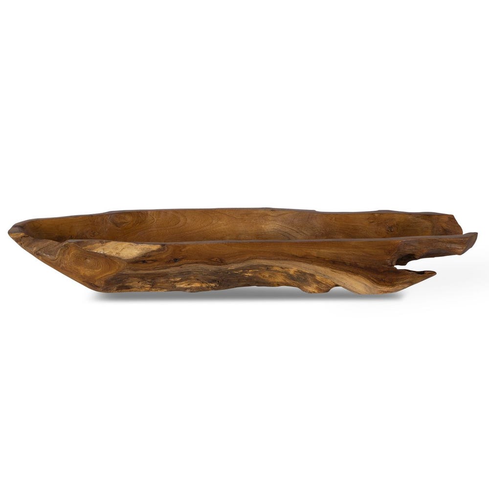 Uttermost Teak Leaf Bowl