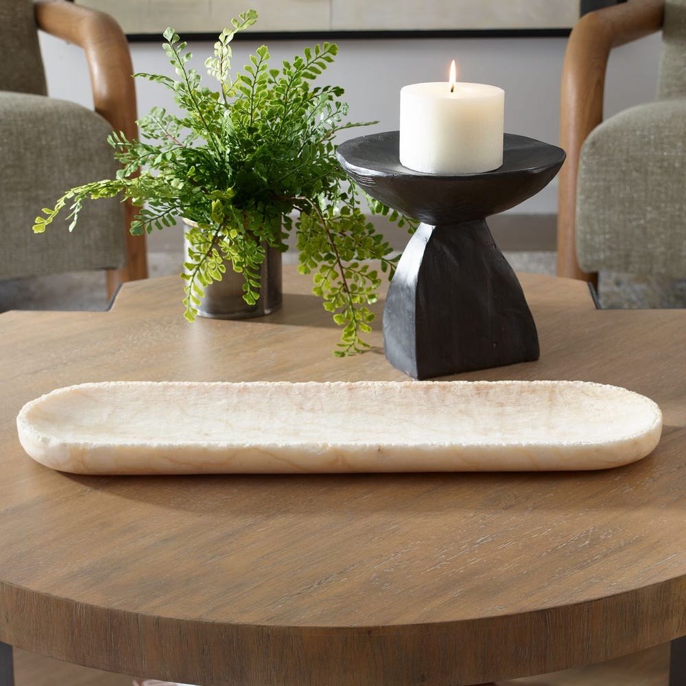 Uttermost Sculpted Onyx Bowl