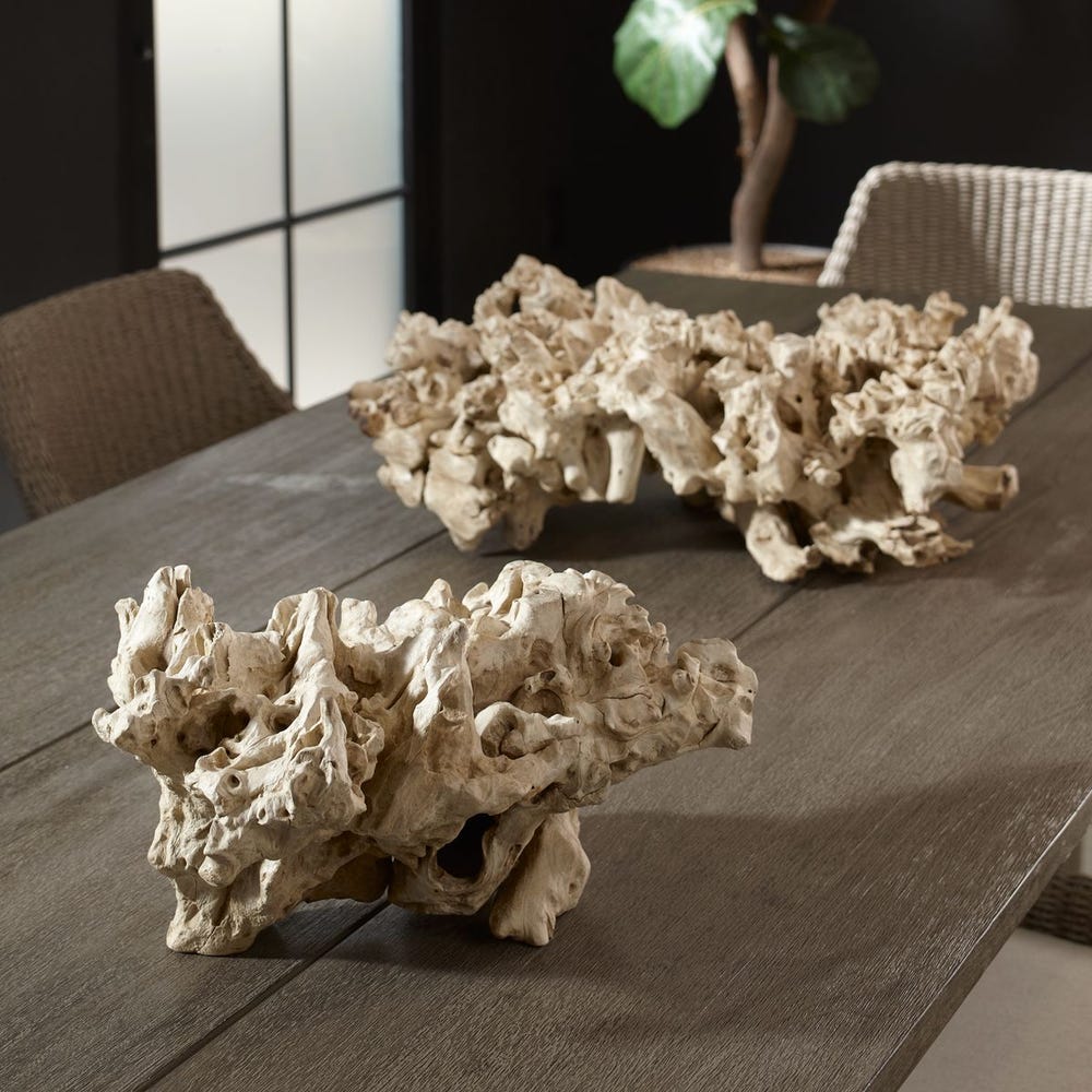 Uttermost Elemental Root Outdoor Sculptures - Set of 2