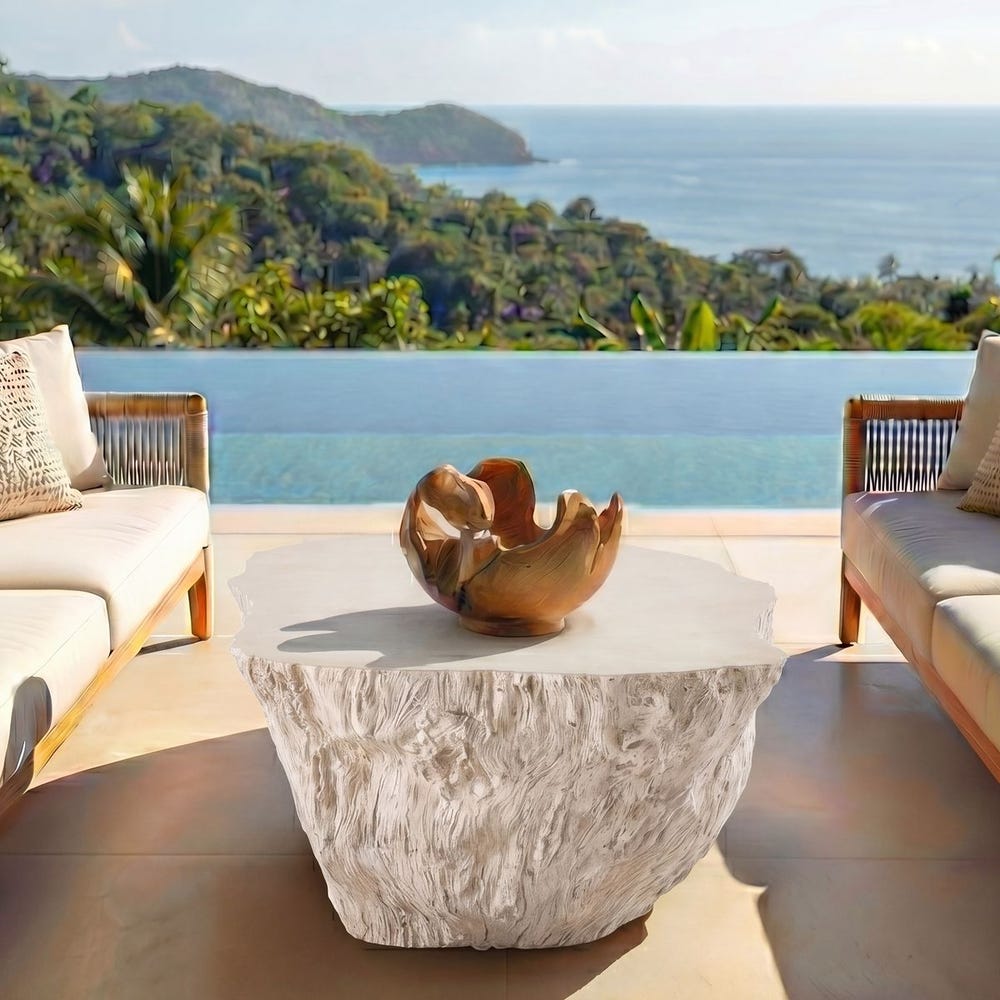 Uttermost Arbor Crest Indoor-Outdoor Teak Bowl