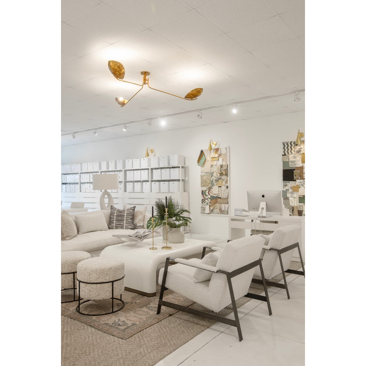 Avondale 3-Light Semi Flush